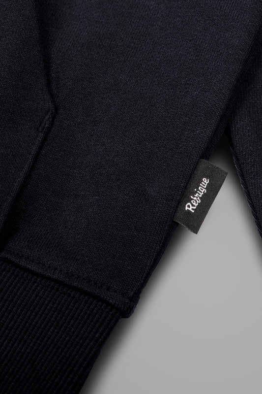 FELPA FULL ZIP HOODIE BLACK | REFRIGUE FELPA FULL ZIP HOODIE BLACK | REFRIGUE