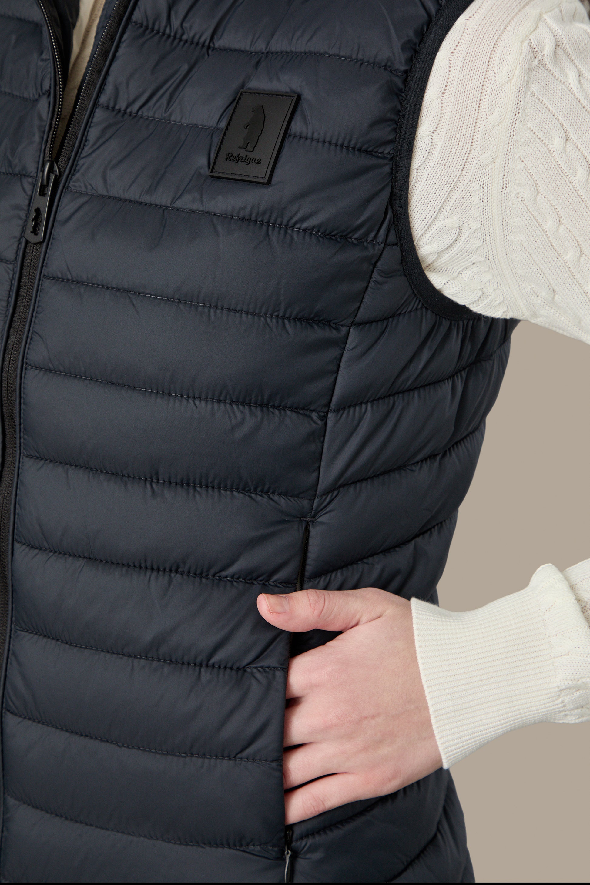 GILET DONNA GYL BLACK | REFRIGUE
