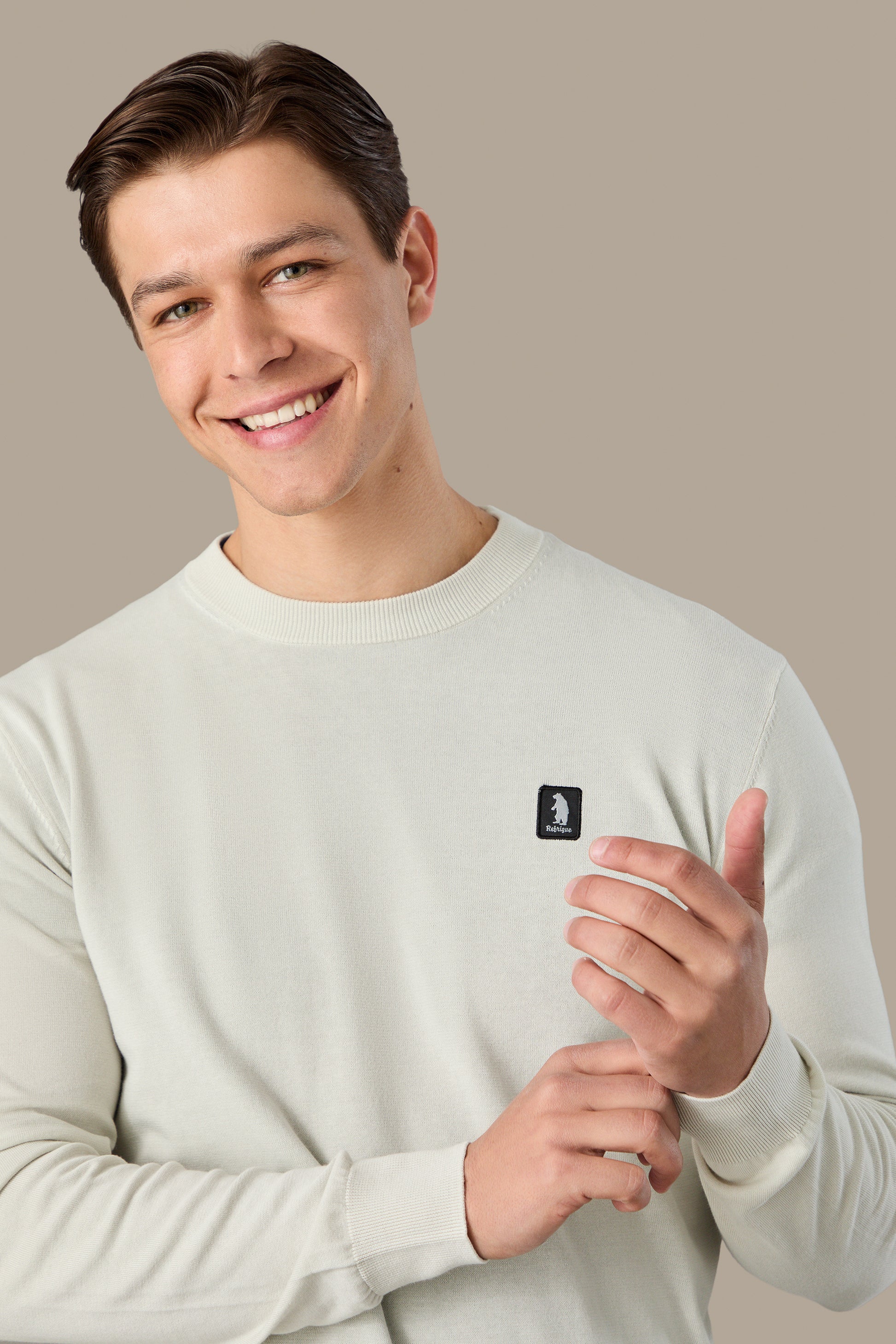 MAGLIA UOMO CREWNECK ICON VAPOR | REFRIGUE
