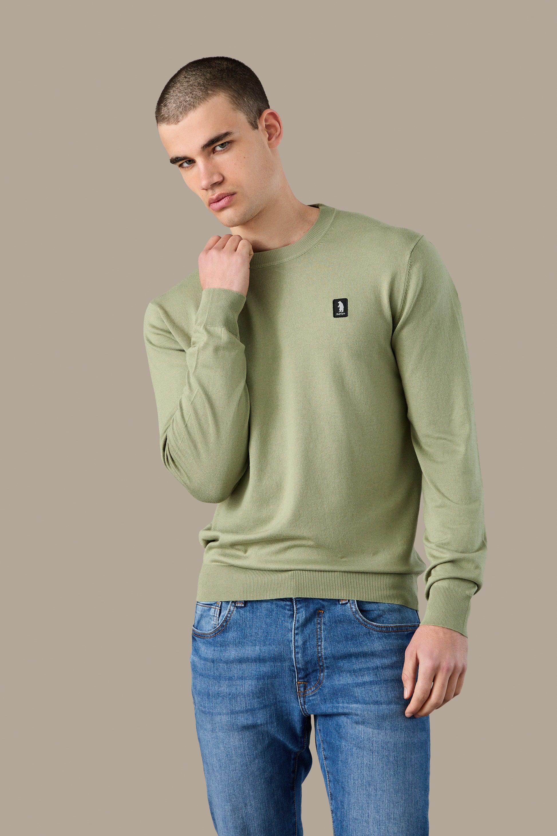 MAGLIA UOMO CREWNECK ICON VAPOR | REFRIGUE
