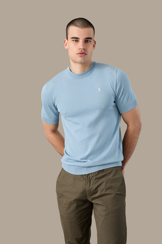 MAGLIA UOMO T-SHIRT KNIT WHITE | REFRIGUE