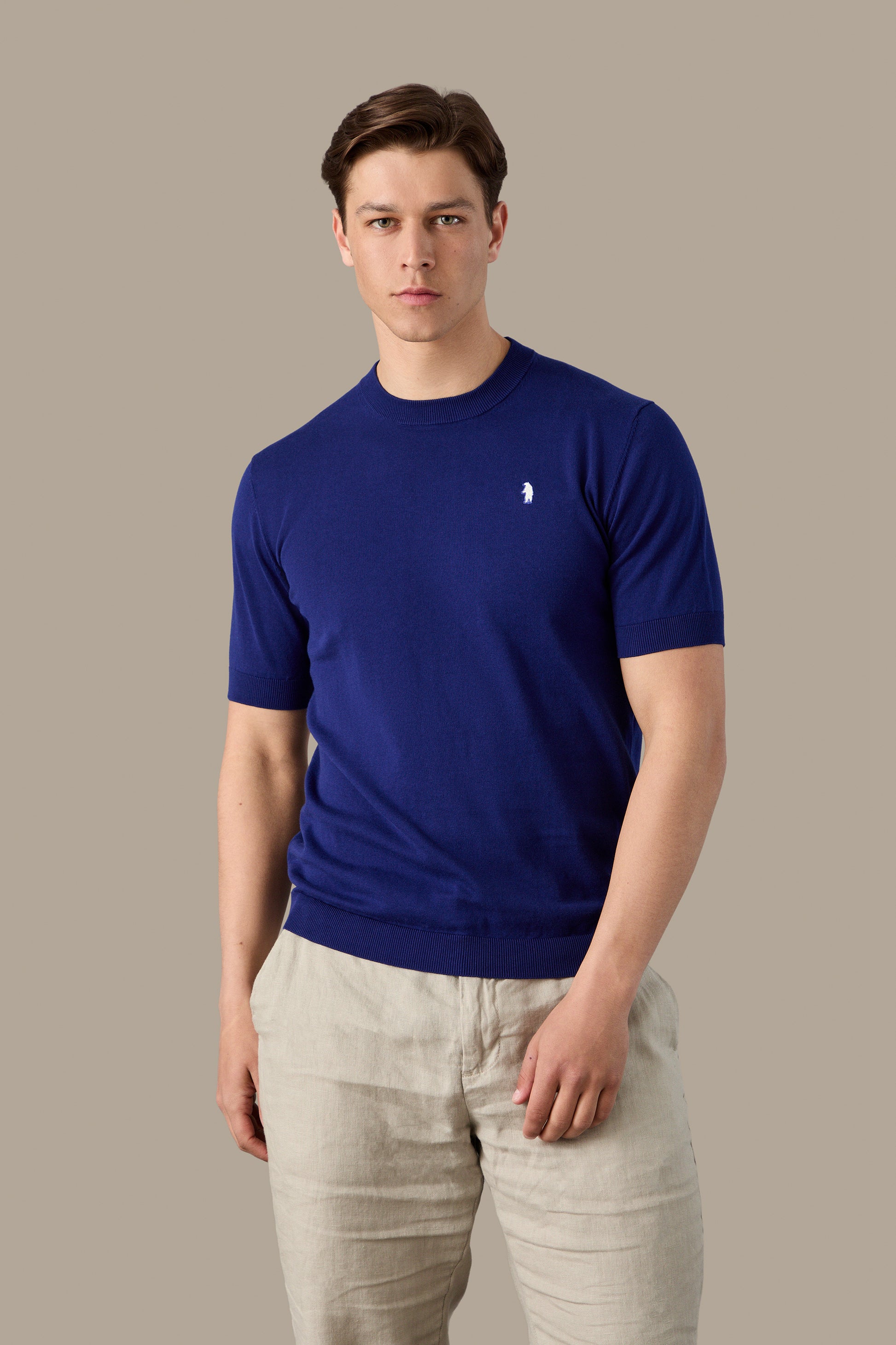 MAGLIA UOMO T-SHIRT KNIT WHITE | REFRIGUE
