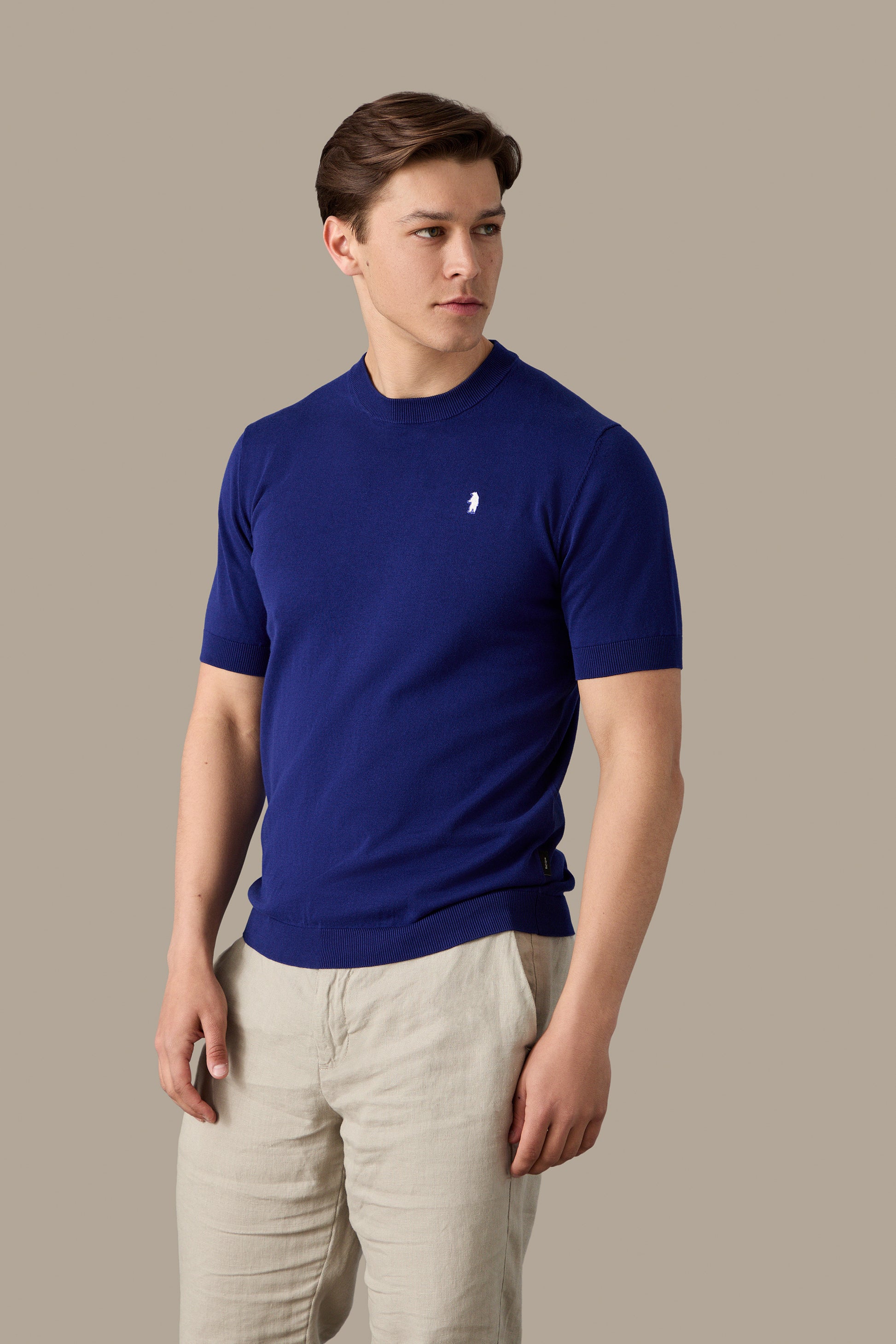 MAGLIA UOMO T-SHIRT KNIT WHITE | REFRIGUE
