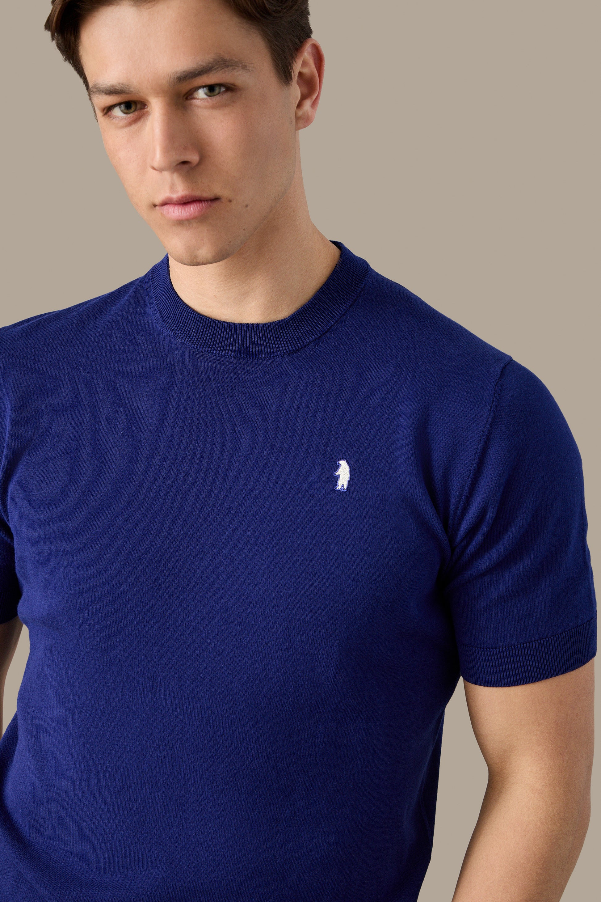 MAGLIA UOMO T-SHIRT KNIT WHITE | REFRIGUE
