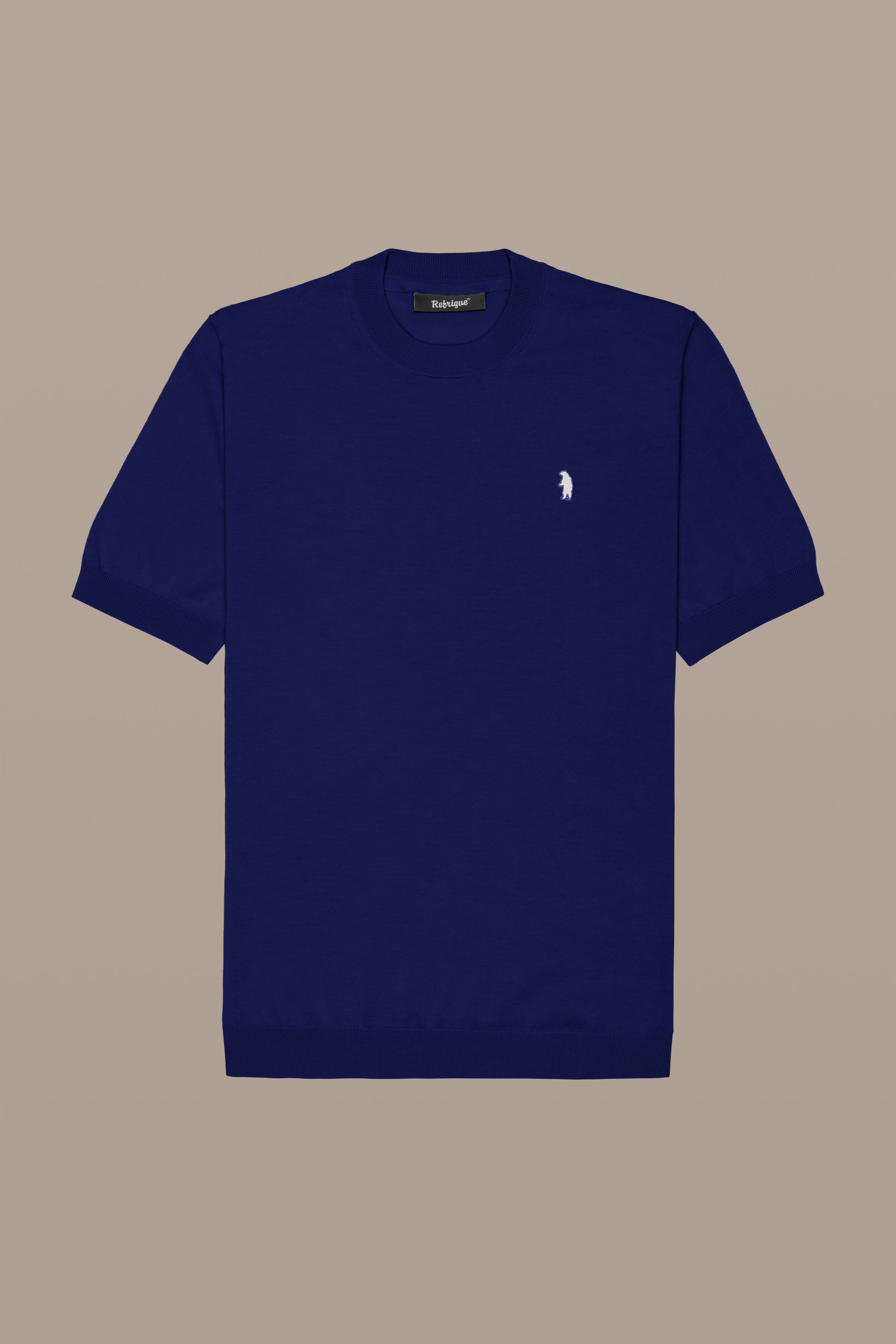 MAGLIA UOMO T-SHIRT KNIT WHITE | REFRIGUE
