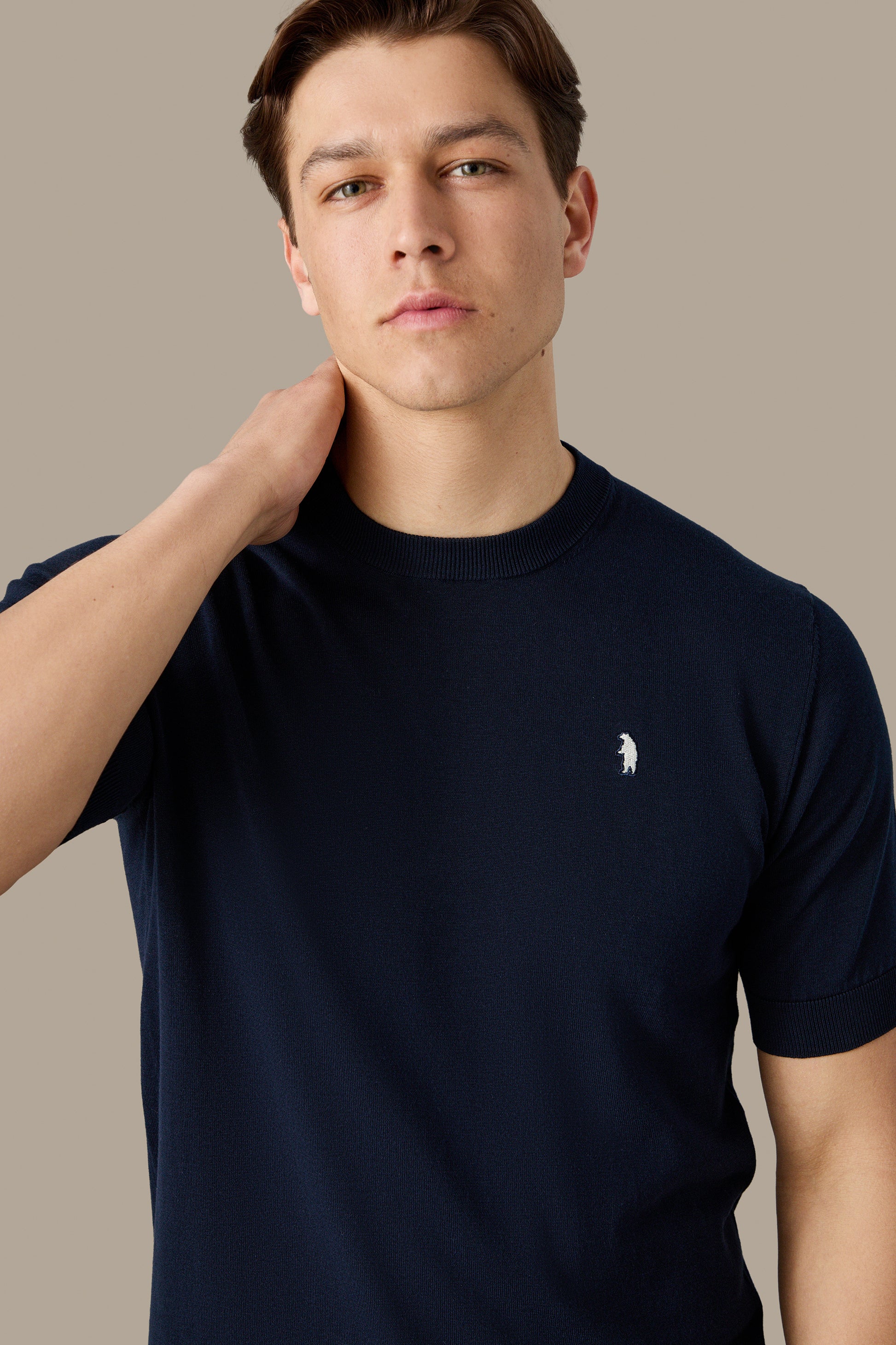 MAGLIA UOMO T-SHIRT KNIT WHITE | REFRIGUE
