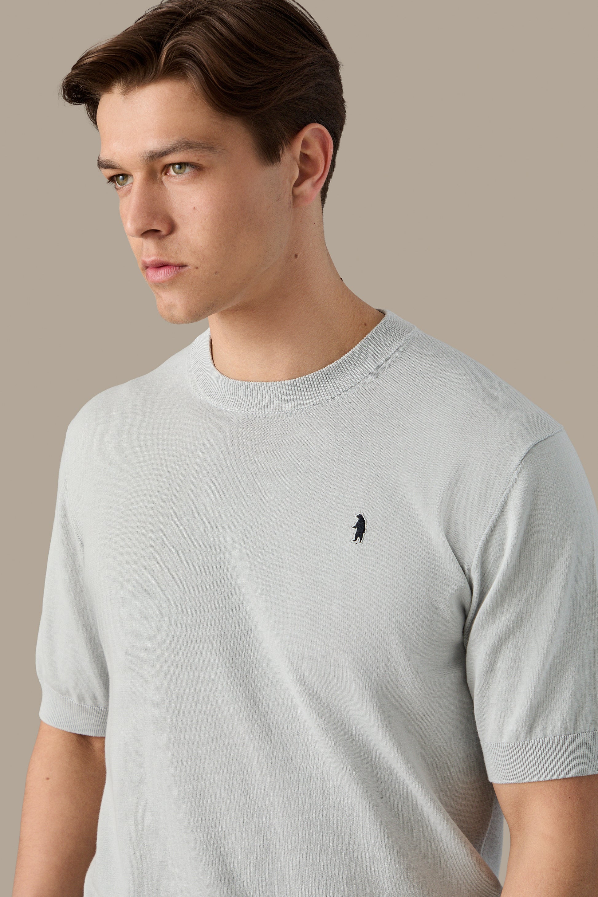 MAGLIA UOMO T-SHIRT KNIT WHITE | REFRIGUE
