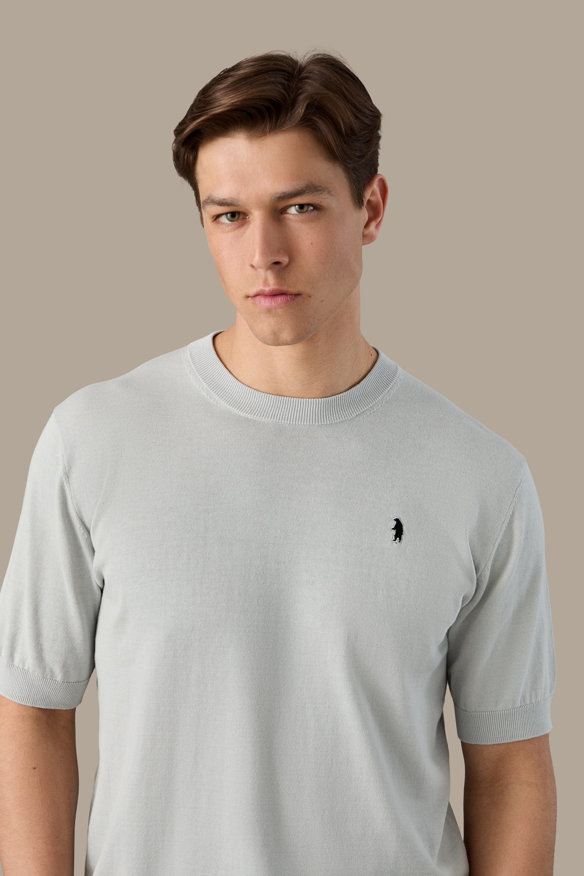 MAGLIA UOMO T-SHIRT KNIT WHITE | REFRIGUE
