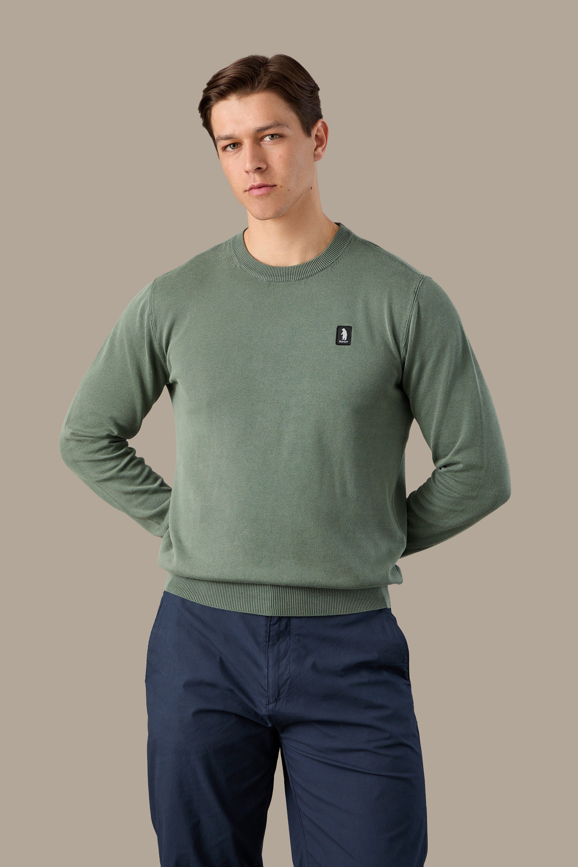 MAGLIA UOMO CREWNECK ICON G/D FOG | REFRIGUE
