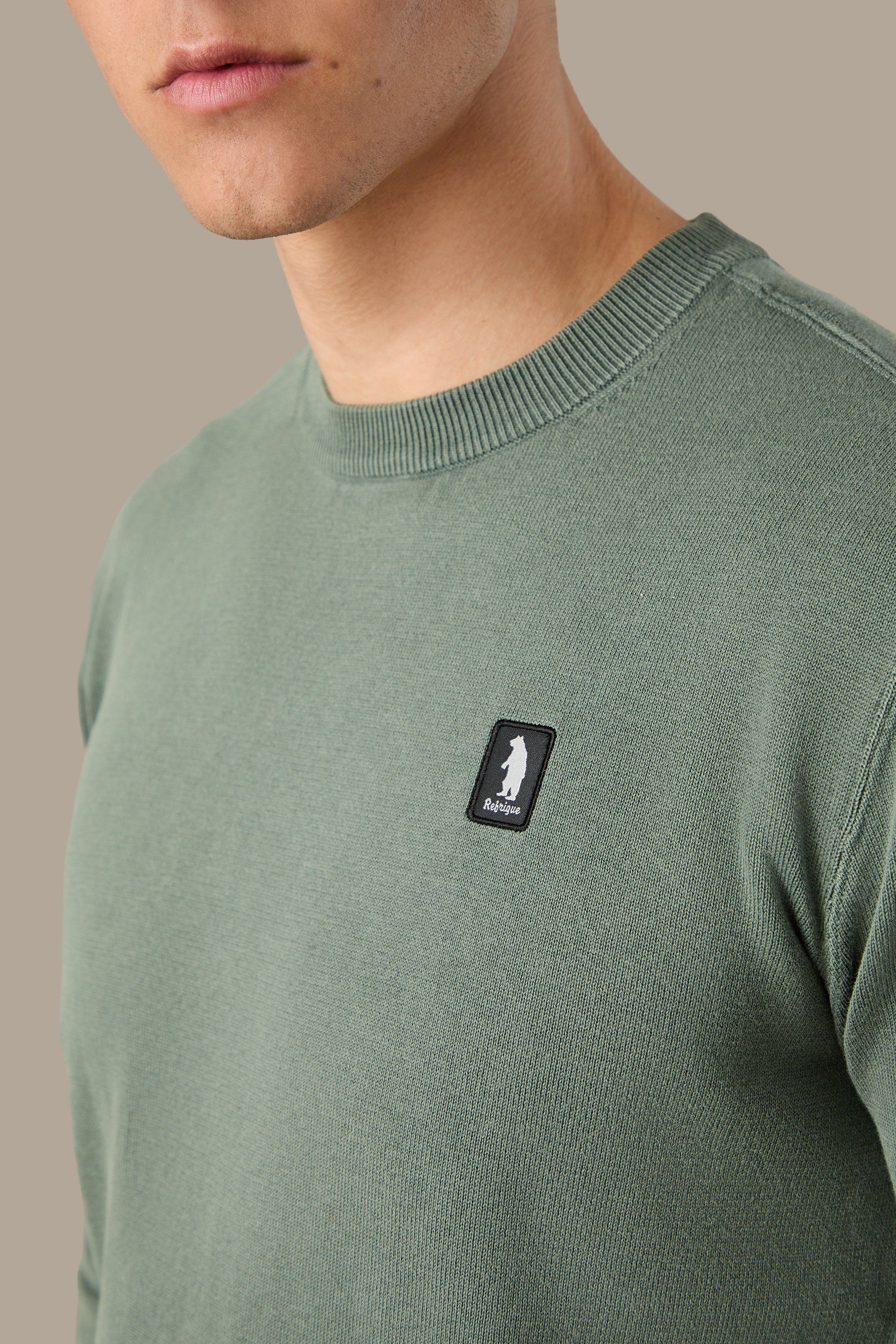 MAGLIA UOMO CREWNECK ICON G/D FOG | REFRIGUE
