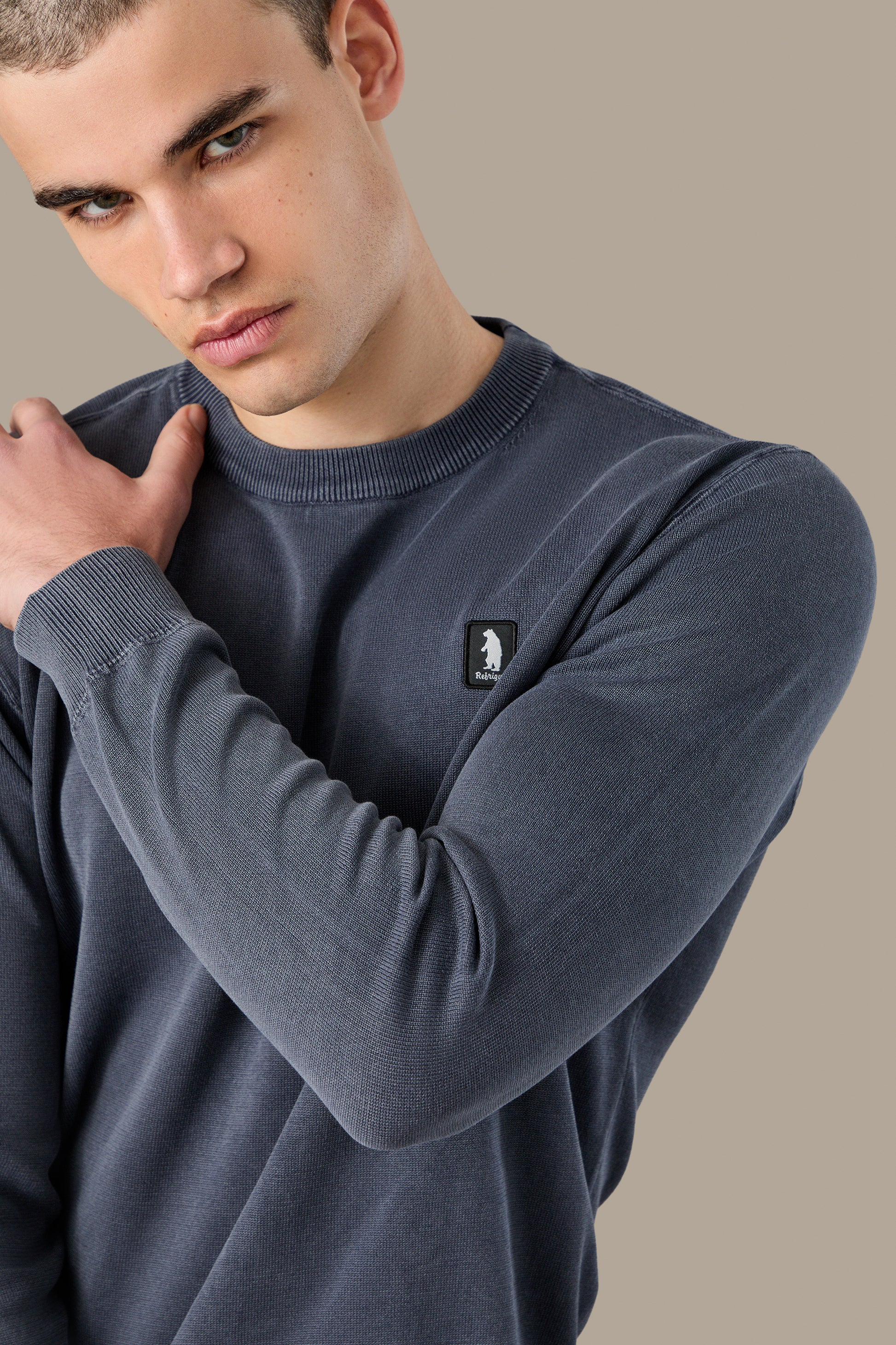 MAGLIA UOMO CREWNECK ICON G/D FOG | REFRIGUE
