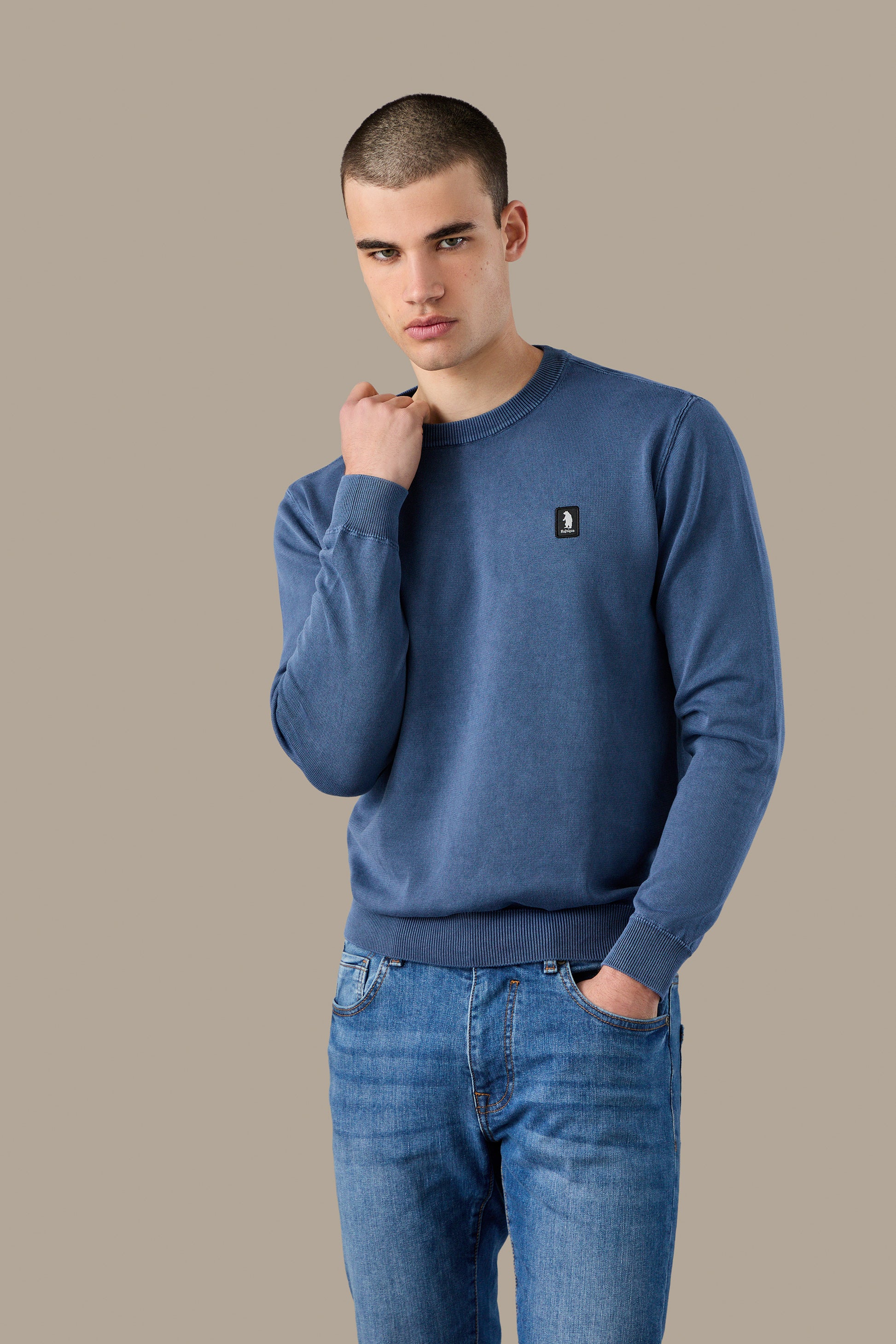 MAGLIA UOMO CREWNECK ICON G/D FOG | REFRIGUE
