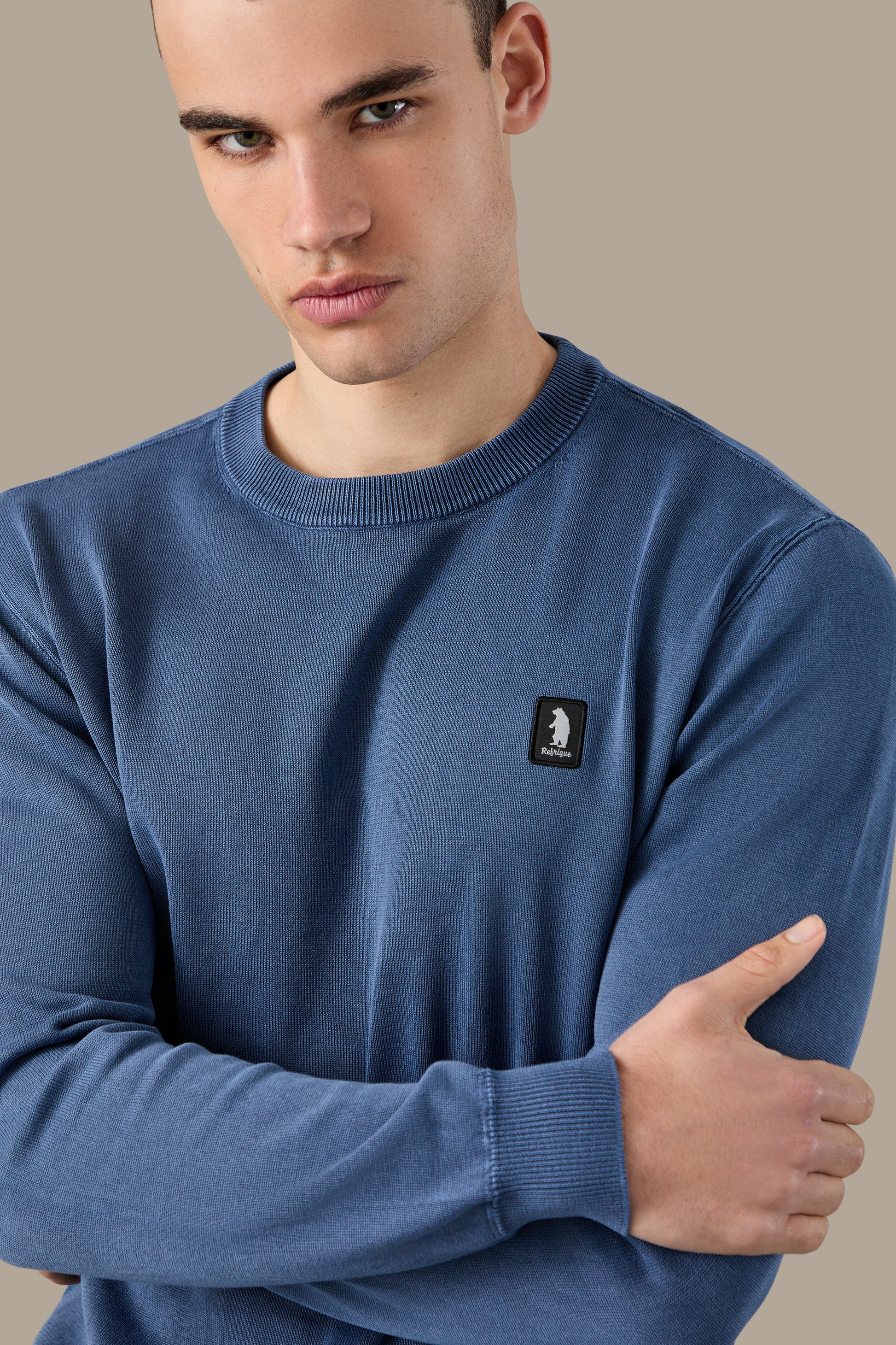 MAGLIA UOMO CREWNECK ICON G/D FOG | REFRIGUE
