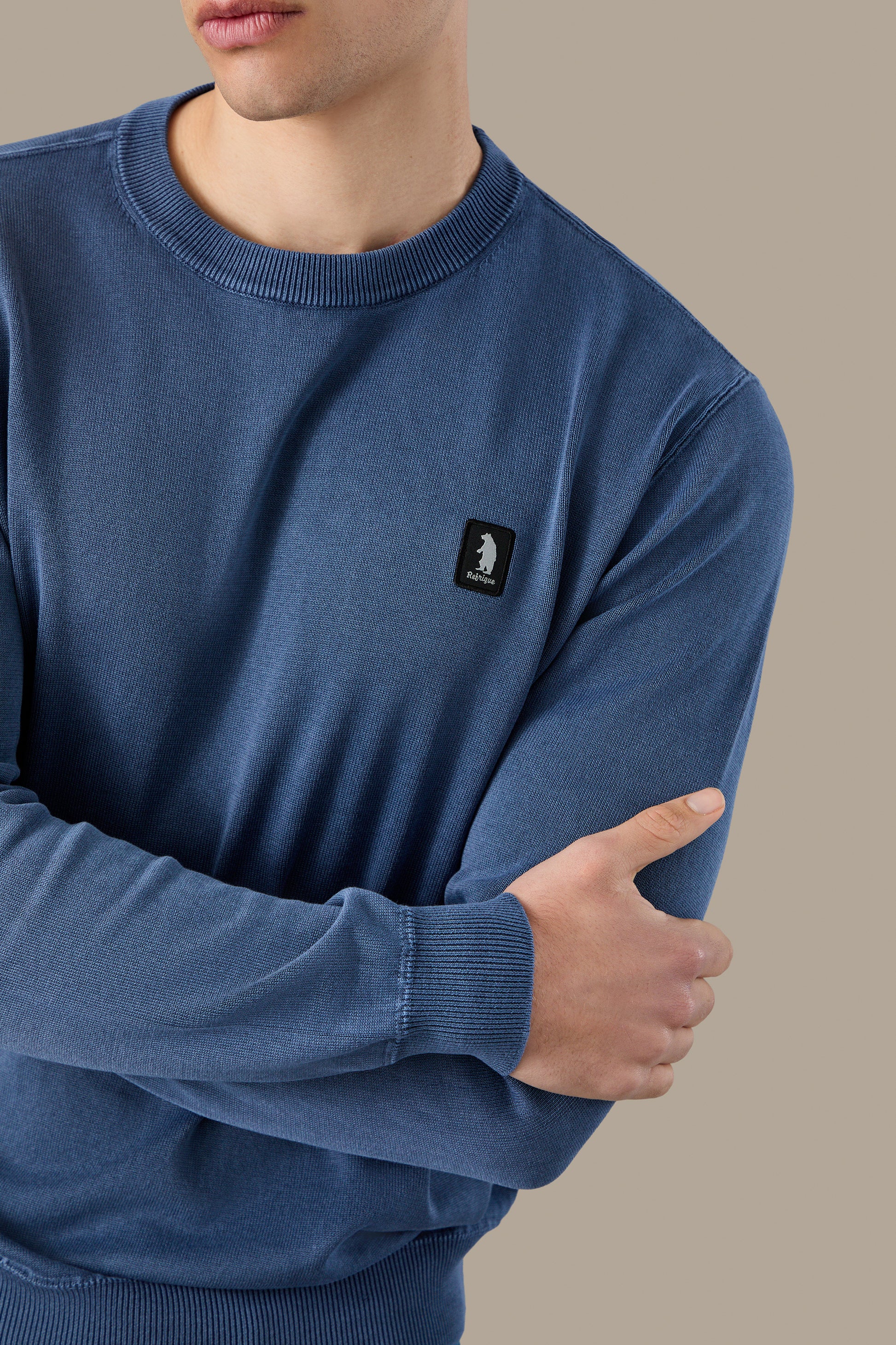 MAGLIA UOMO CREWNECK ICON G/D FOG | REFRIGUE
