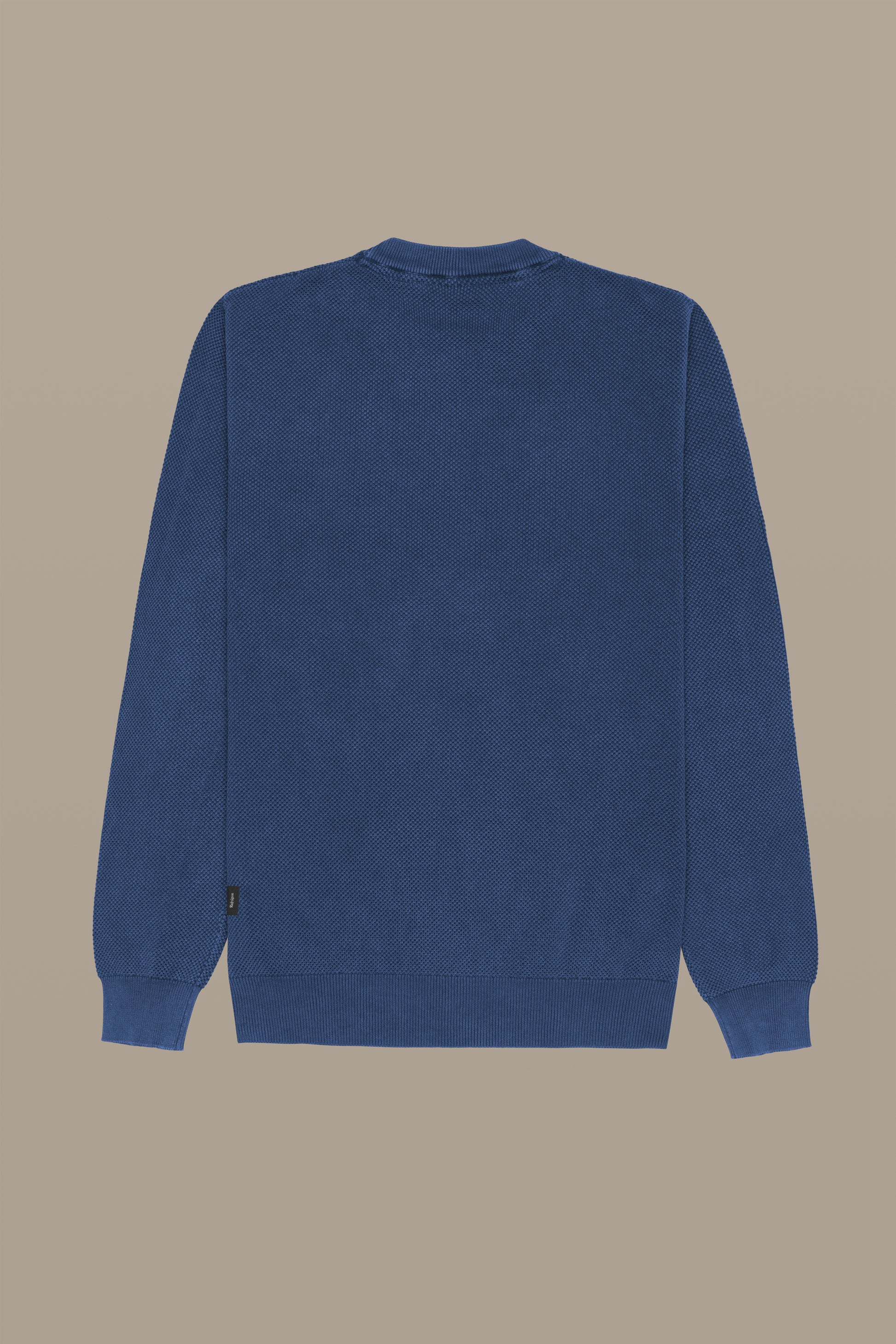 MAGLIA UOMO CREWNECK GRAIN OF RICE FOG | REFRIGUE
