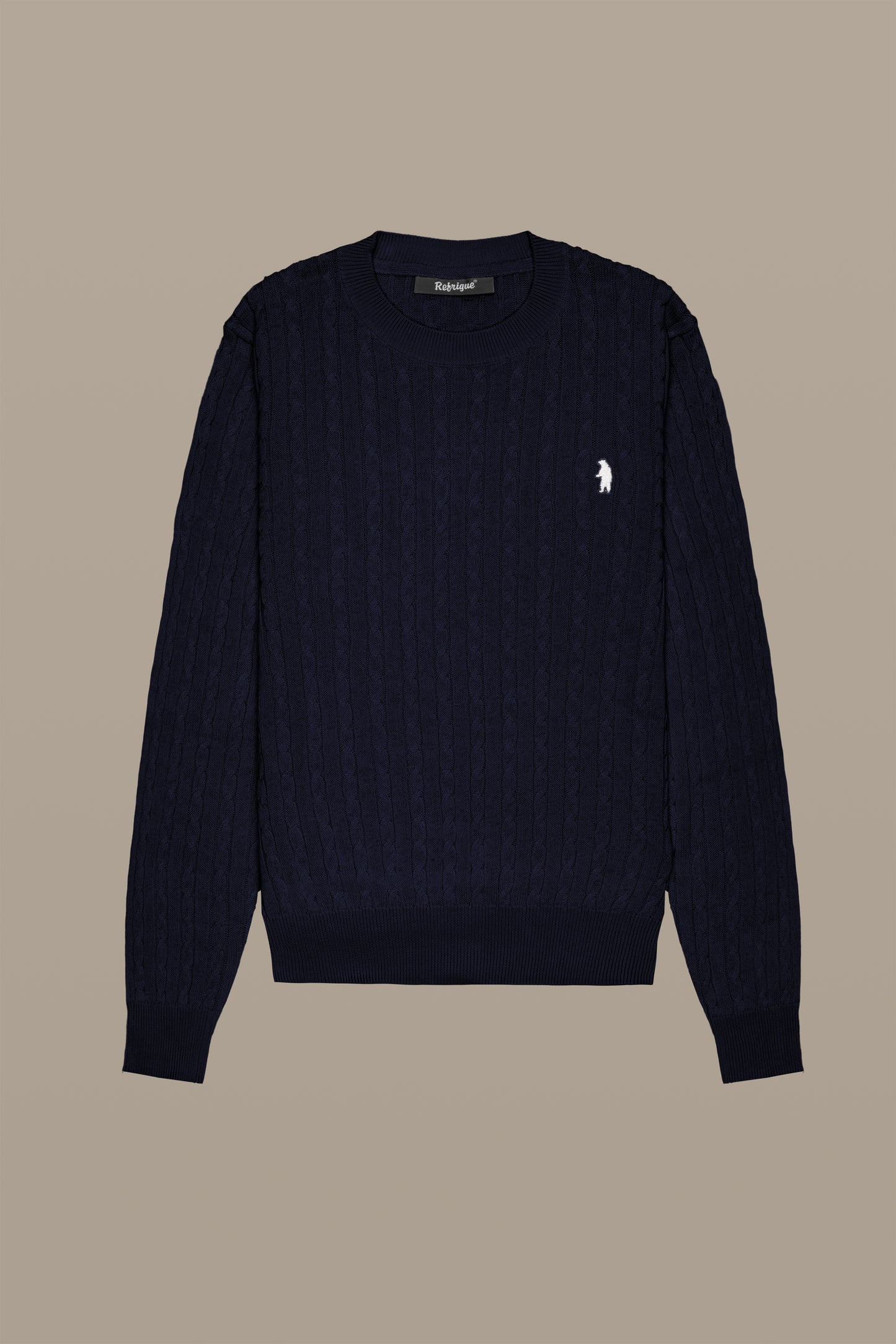 CABLE CREWNECK