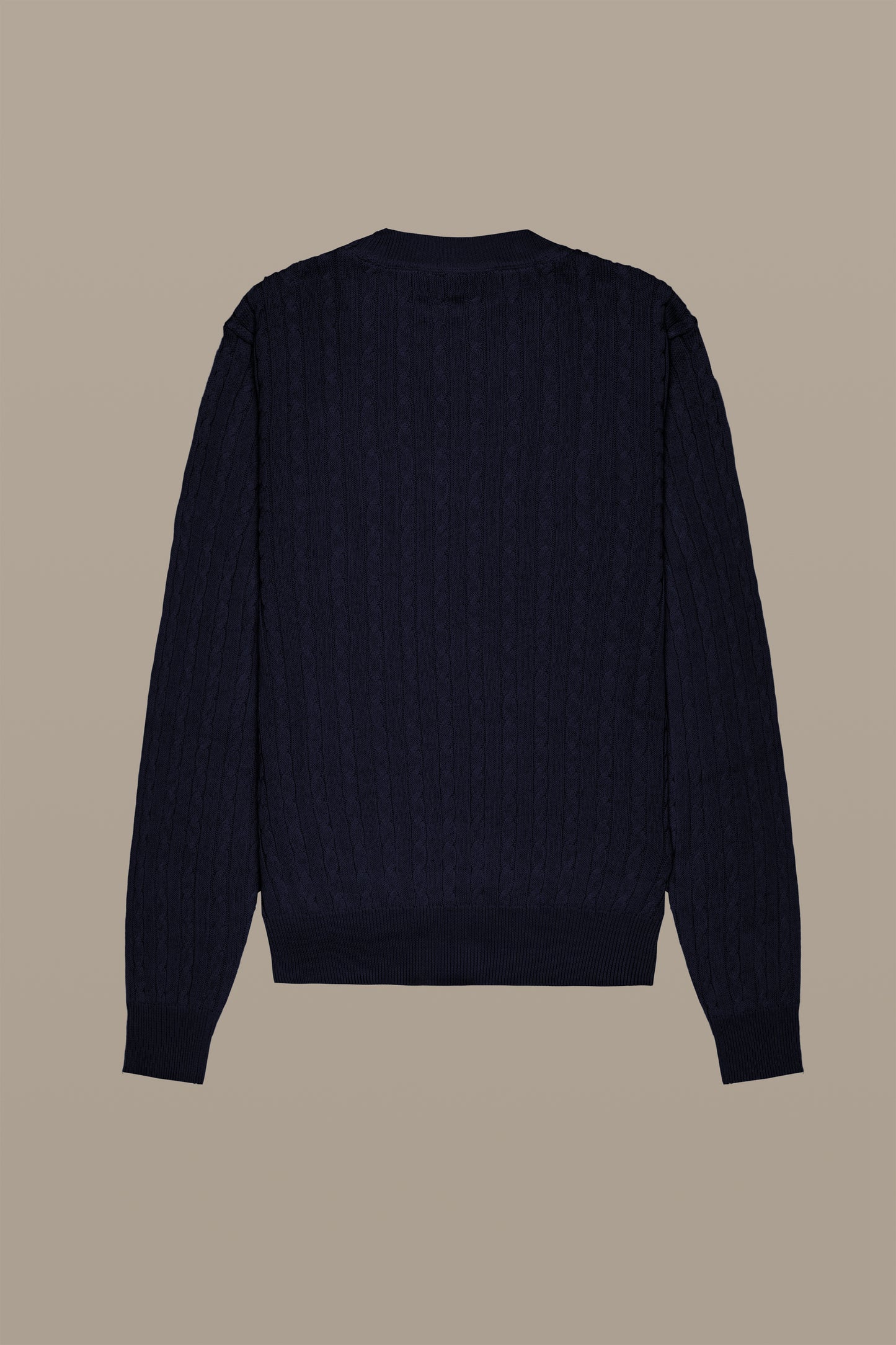 CABLE CREWNECK