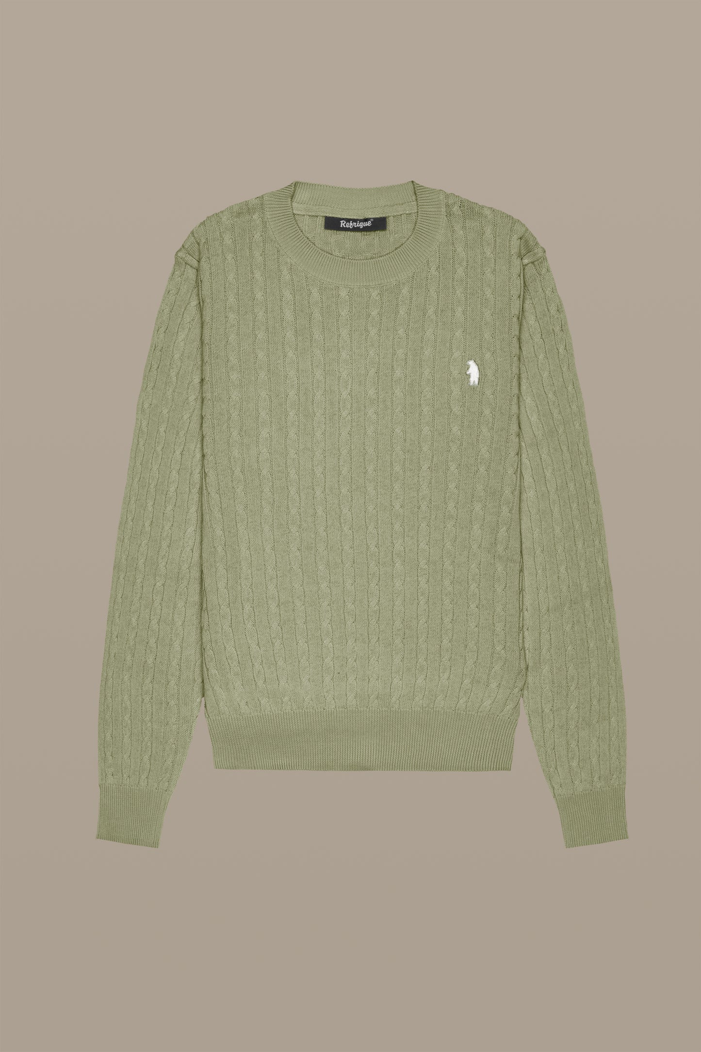 CABLE CREWNECK