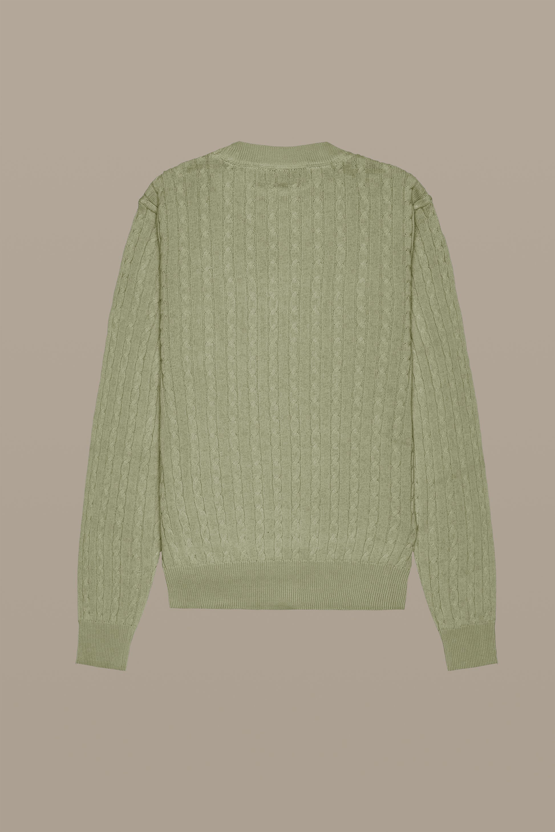 MAGLIA DONNA CABLE CREWNECK PINK | REFRIGUE
