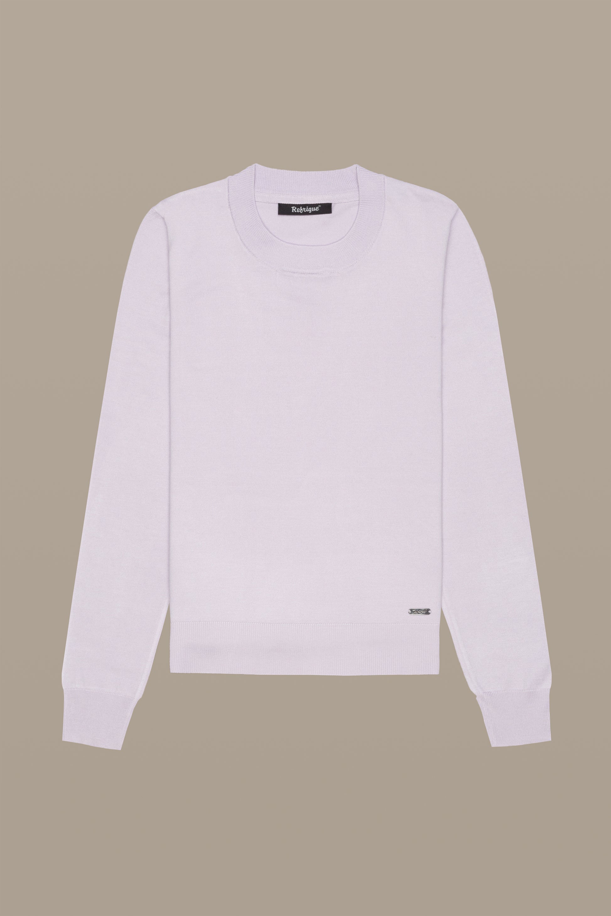 MAGLIA DONNA CREWNECK LILIAC | REFRIGUE
