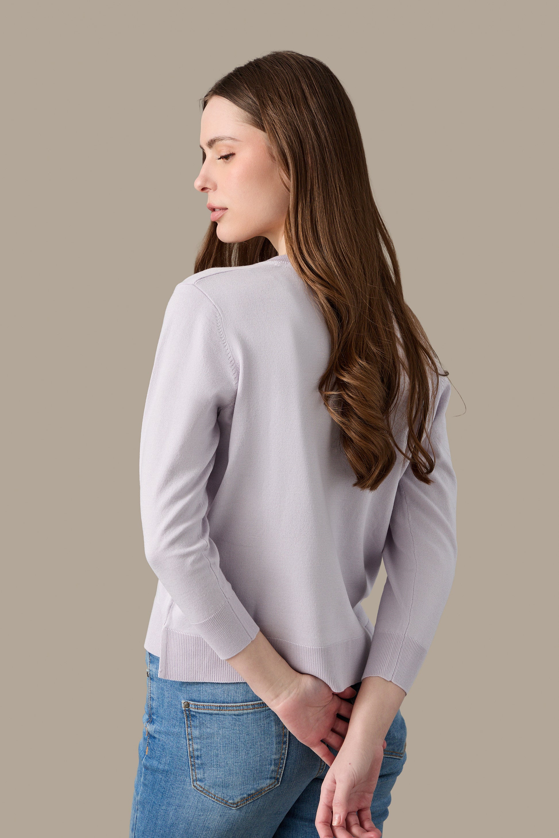 SWEATER V NECK LIGHT BLUE | REFRIGUE
