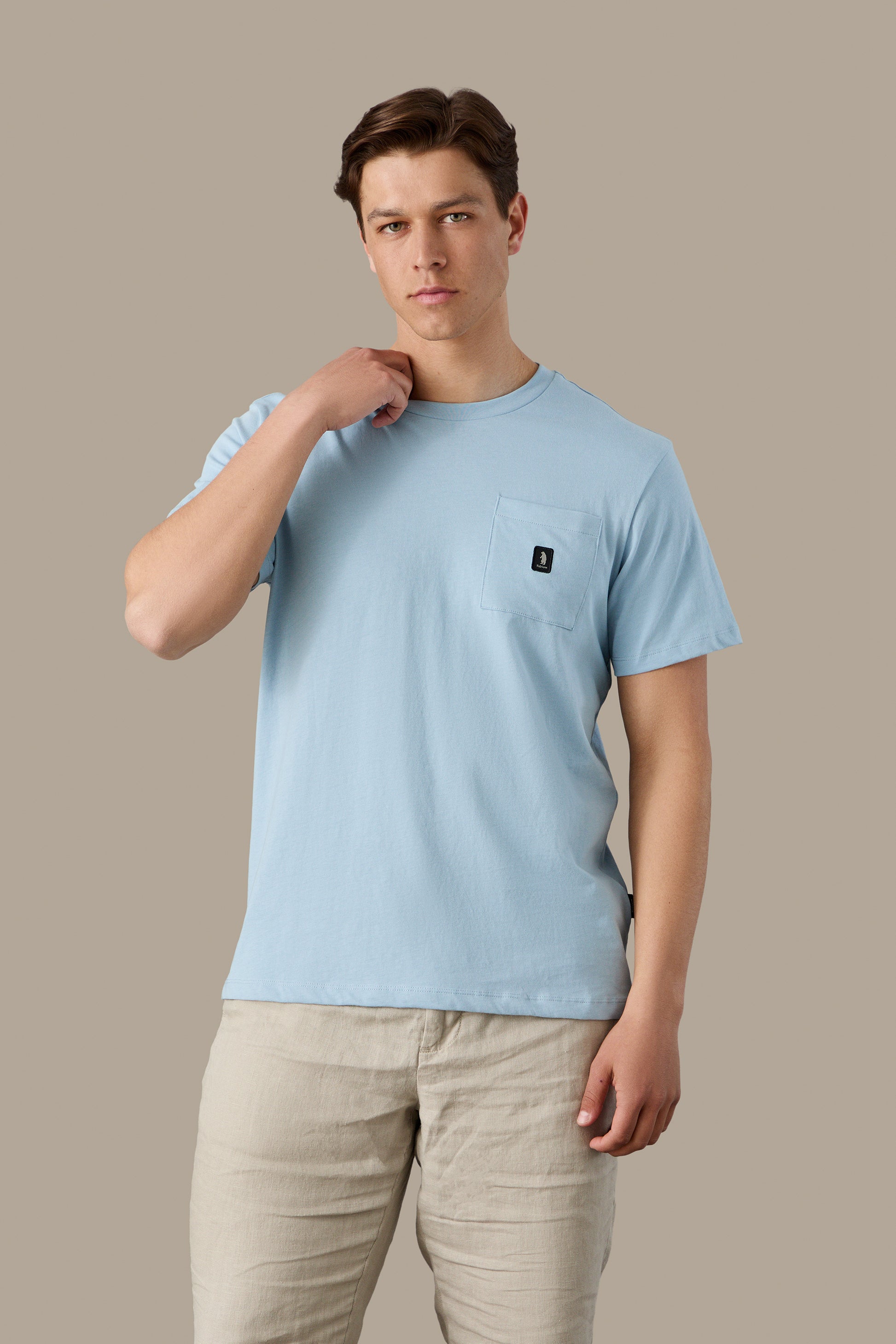 T-SHIRT UOMO T-SHIRT ICON POCKET BLACK | REFRIGUE
