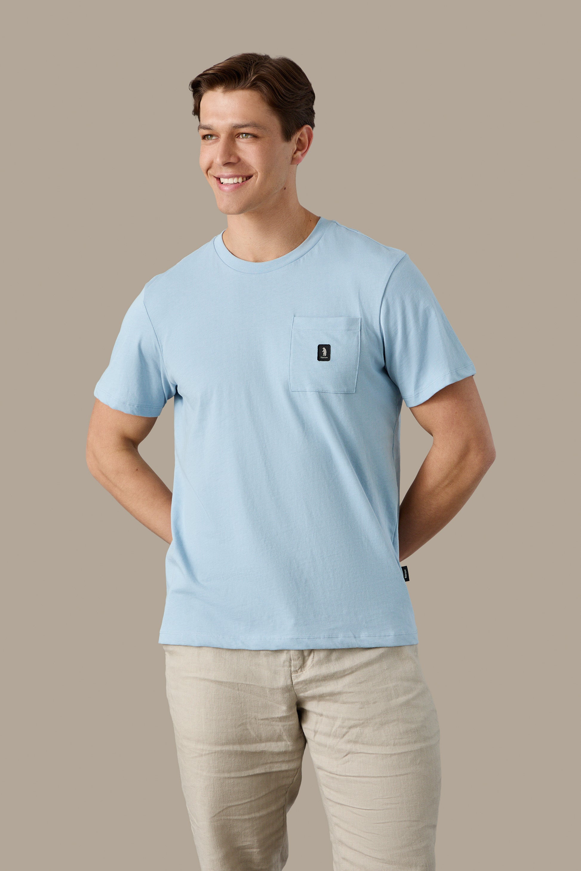 T-SHIRT UOMO T-SHIRT ICON POCKET BLACK | REFRIGUE
