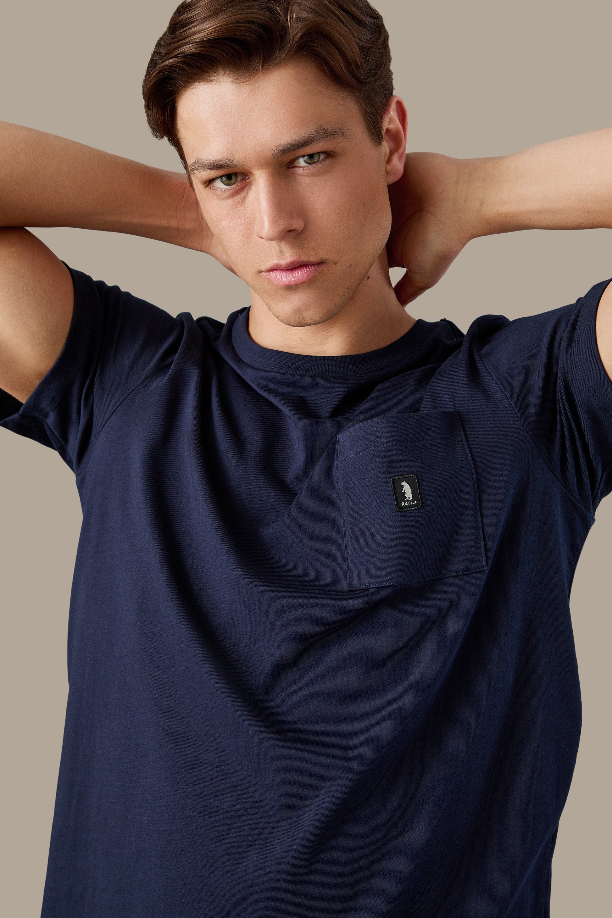 T-SHIRT UOMO T-SHIRT ICON POCKET BLACK | REFRIGUE
