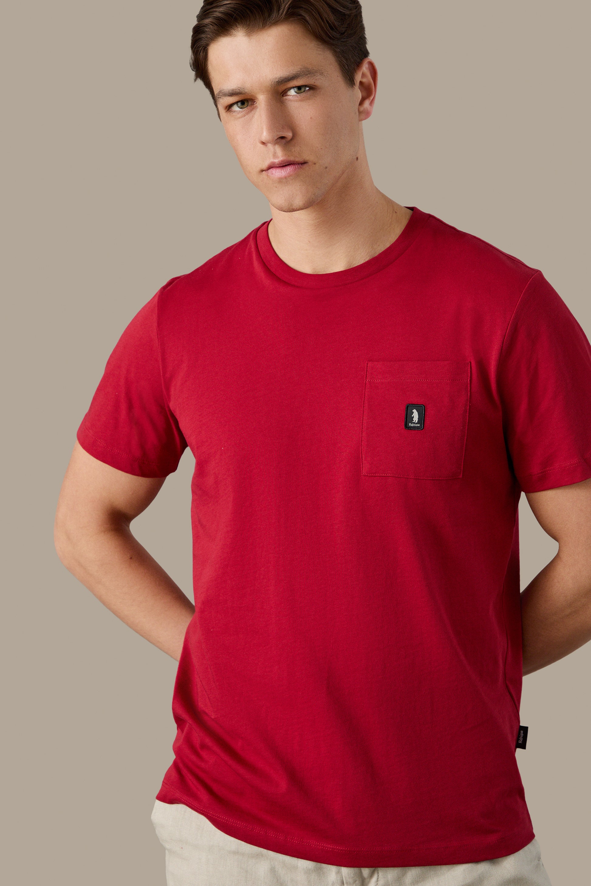 T-SHIRT UOMO T-SHIRT ICON POCKET BLACK | REFRIGUE
