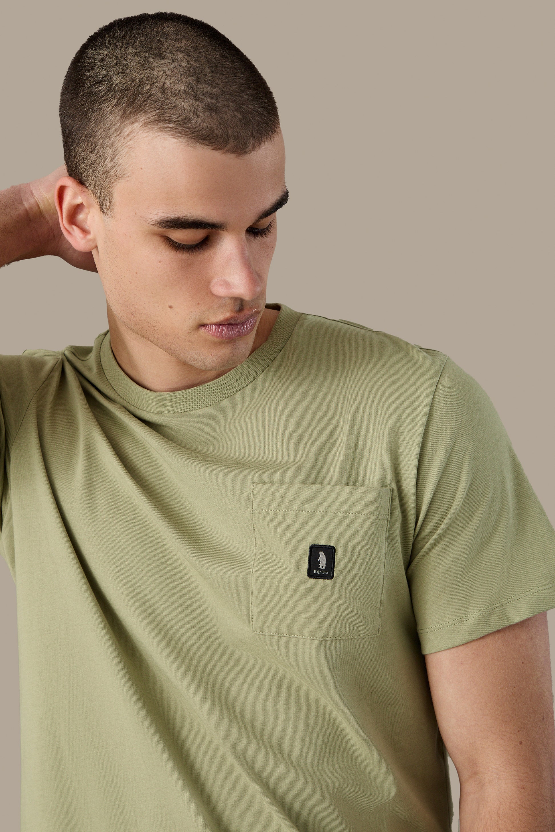 T-SHIRT UOMO T-SHIRT ICON POCKET BLACK | REFRIGUE
