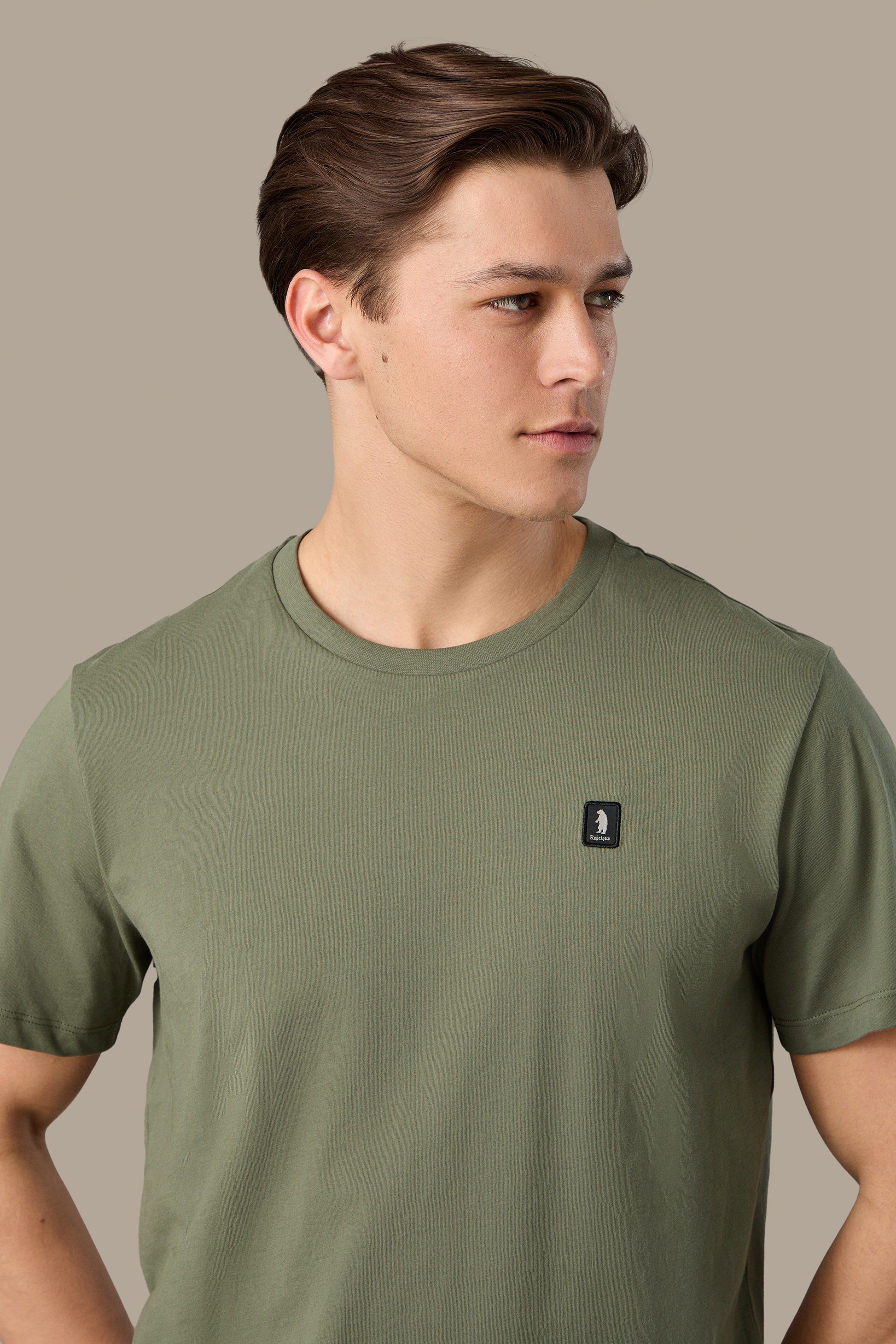 T-SHIRT UOMO T-SHIRT ICON PATCH BLACK | REFRIGUE
