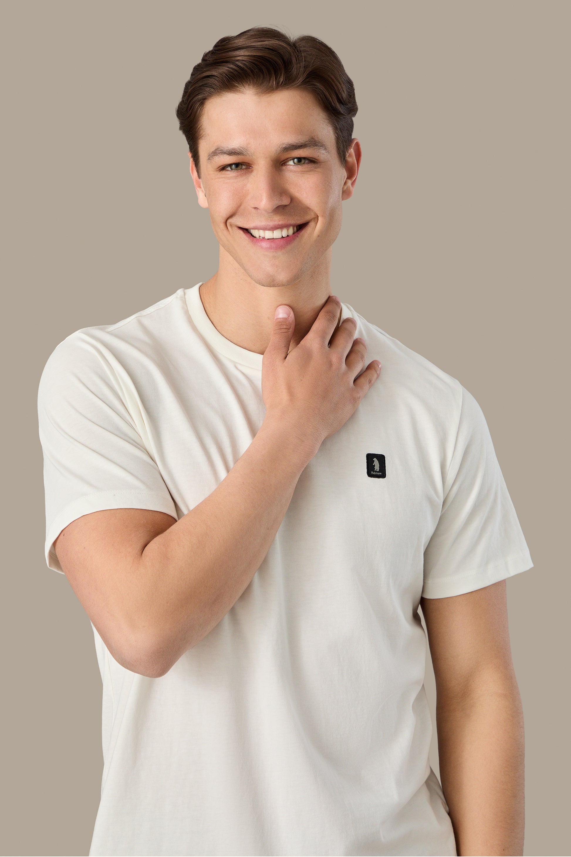 T-SHIRT UOMO T-SHIRT ICON PATCH BLACK | REFRIGUE
