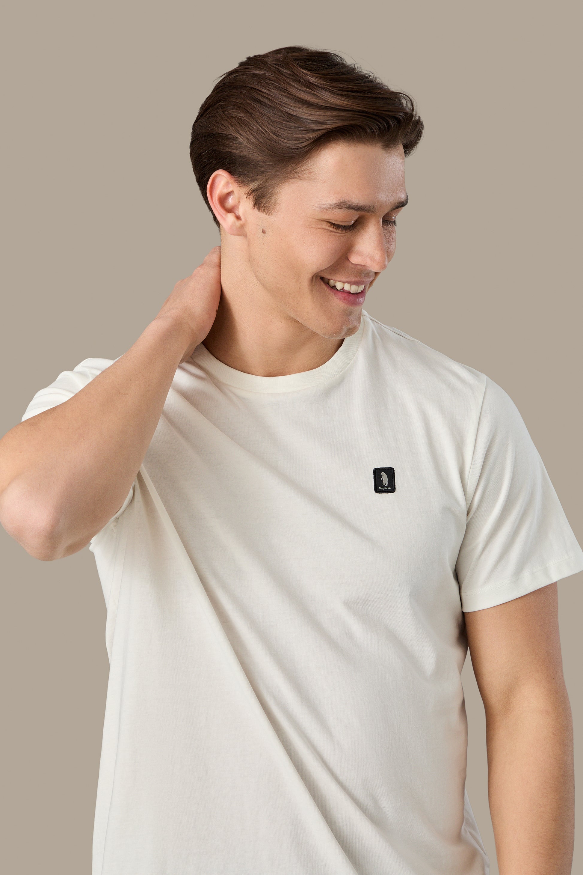 T-SHIRT UOMO T-SHIRT ICON PATCH BLACK | REFRIGUE
