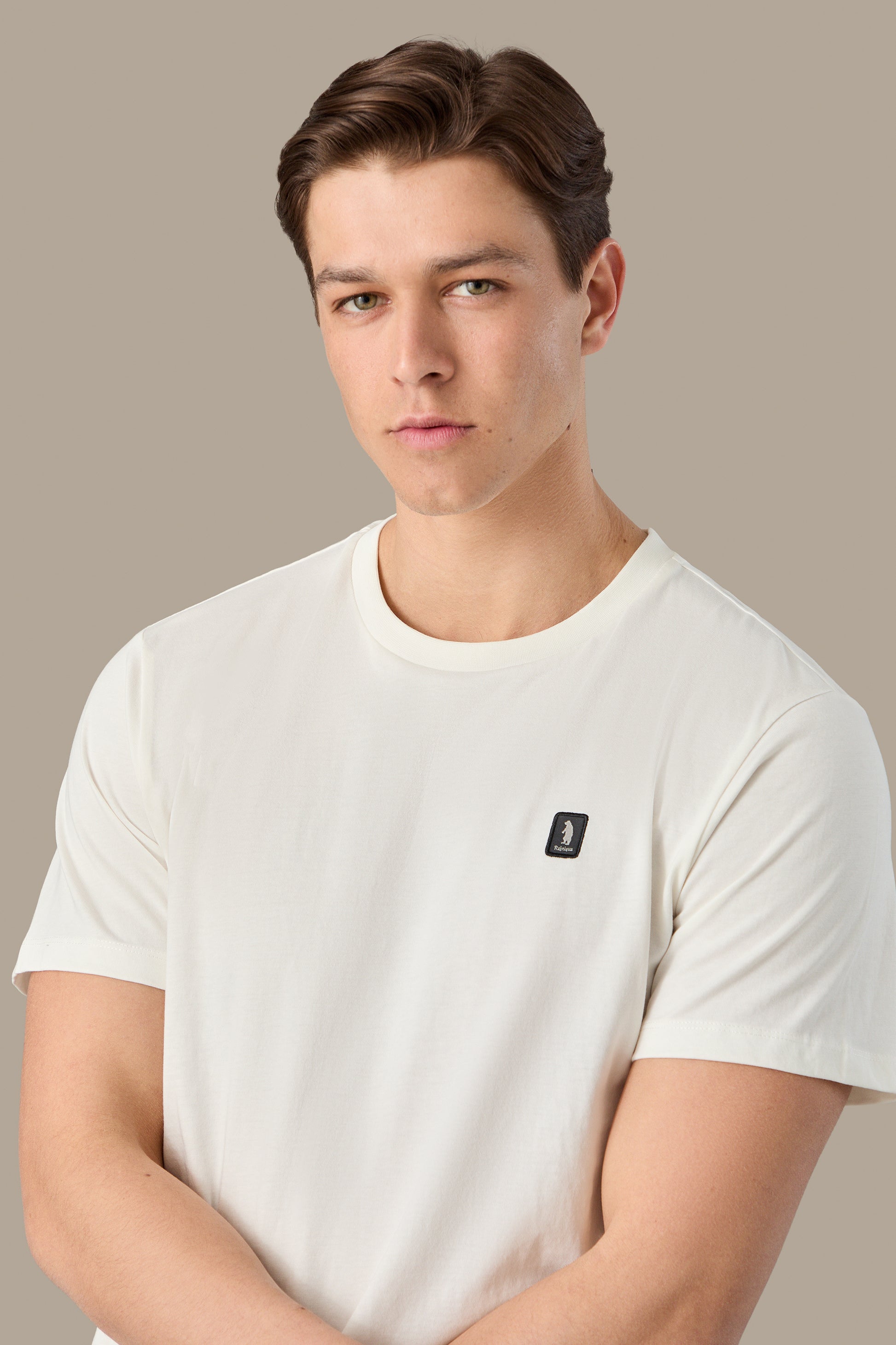 T-SHIRT UOMO T-SHIRT ICON PATCH BLACK | REFRIGUE
