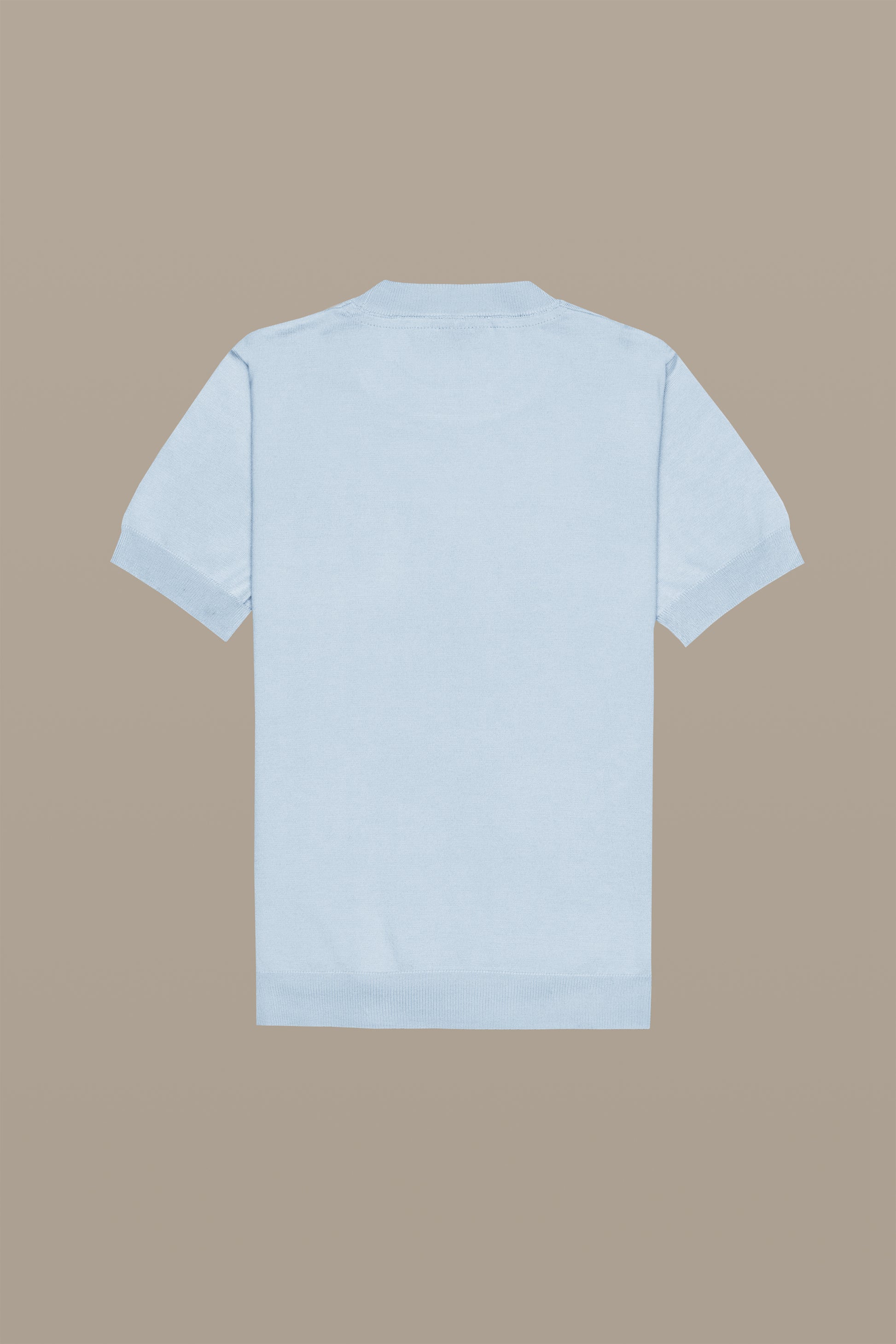 MAGLIA DONNA T-SHIRT KNIT W LIGHT BLUE | REFRIGUE

