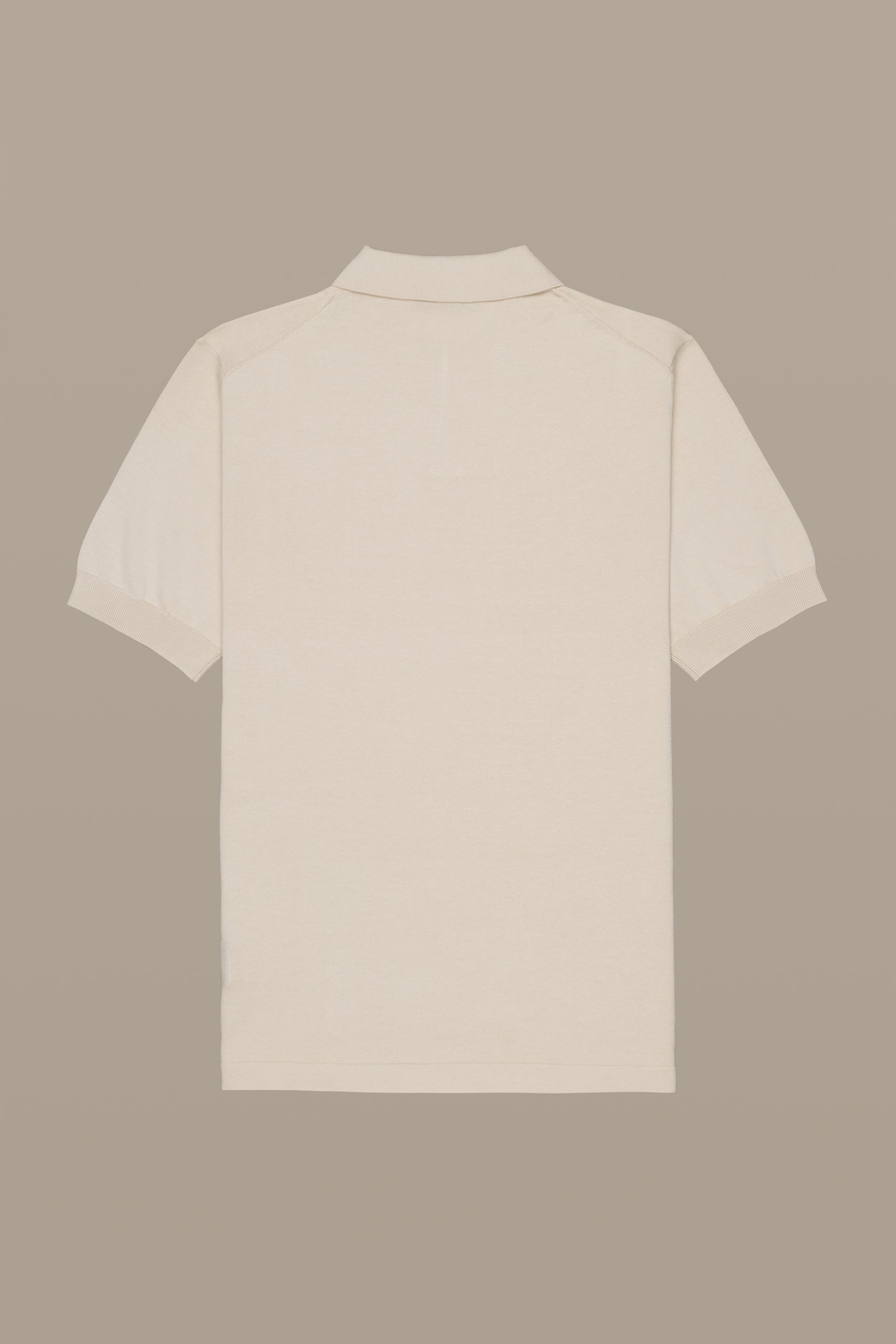 MAGLIA UOMO POLO KNIT V NECK WHITE | REFRIGUE
