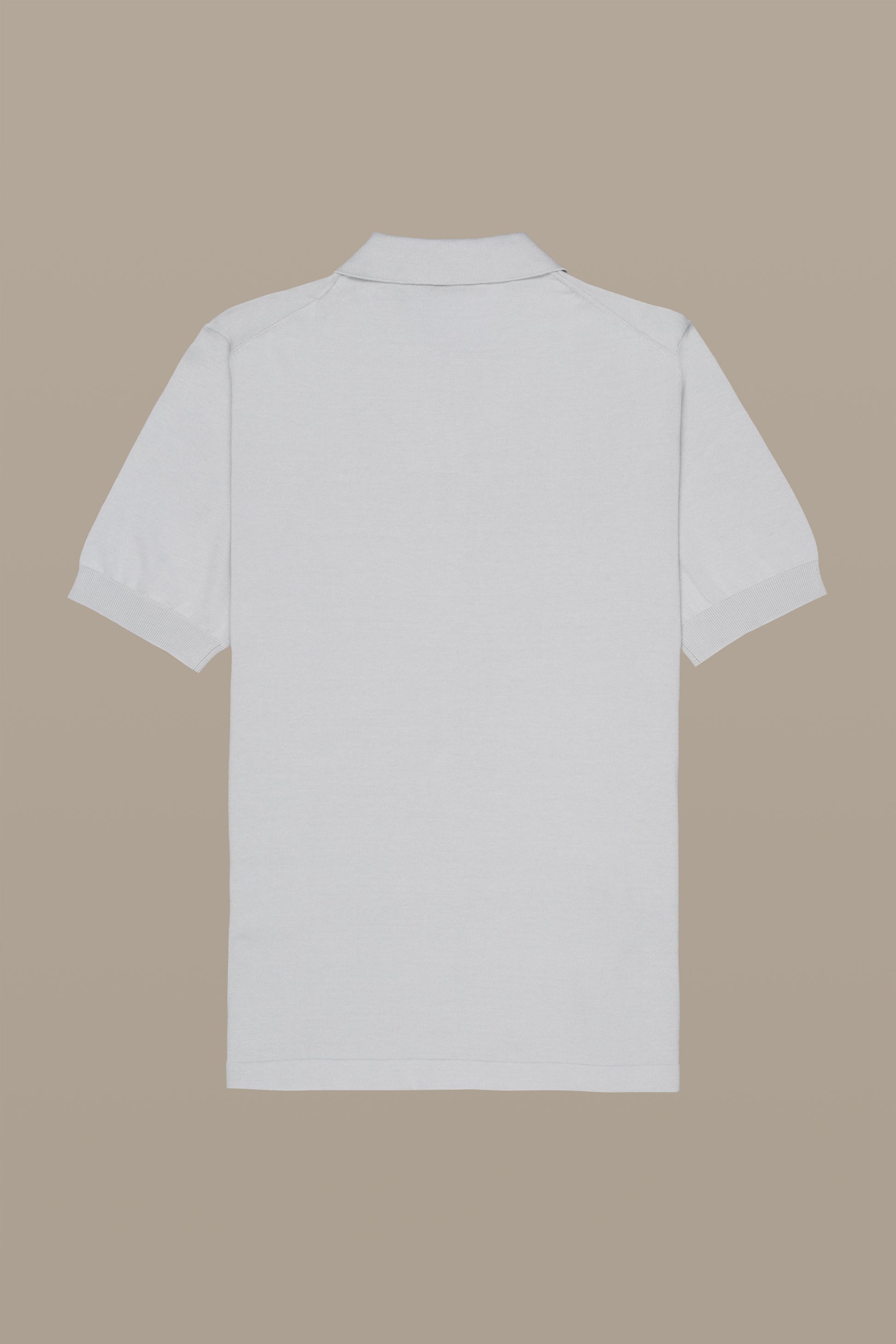 MAGLIA UOMO POLO KNIT V NECK WHITE | REFRIGUE
