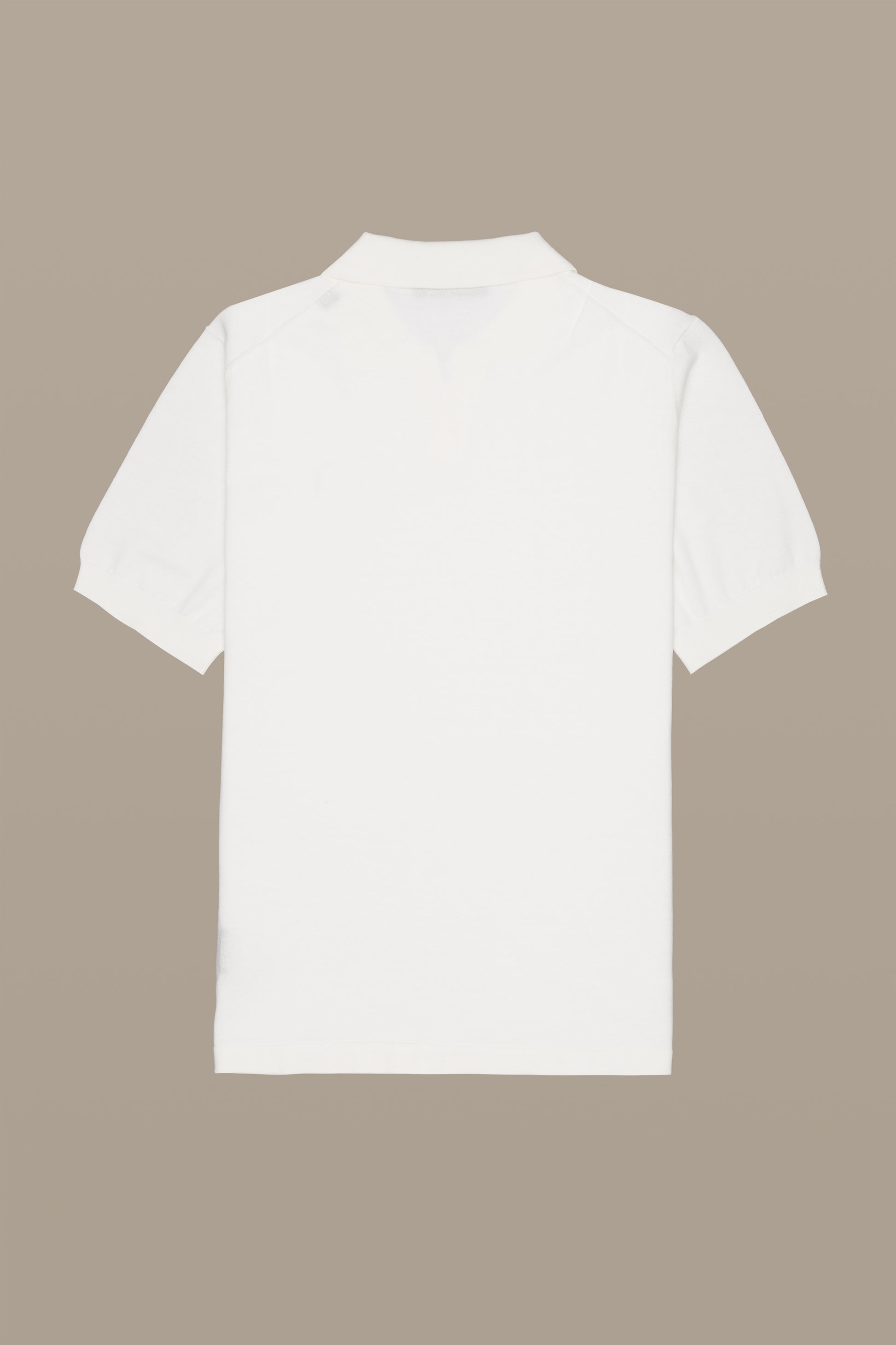MAGLIA UOMO POLO KNIT V NECK WHITE | REFRIGUE

