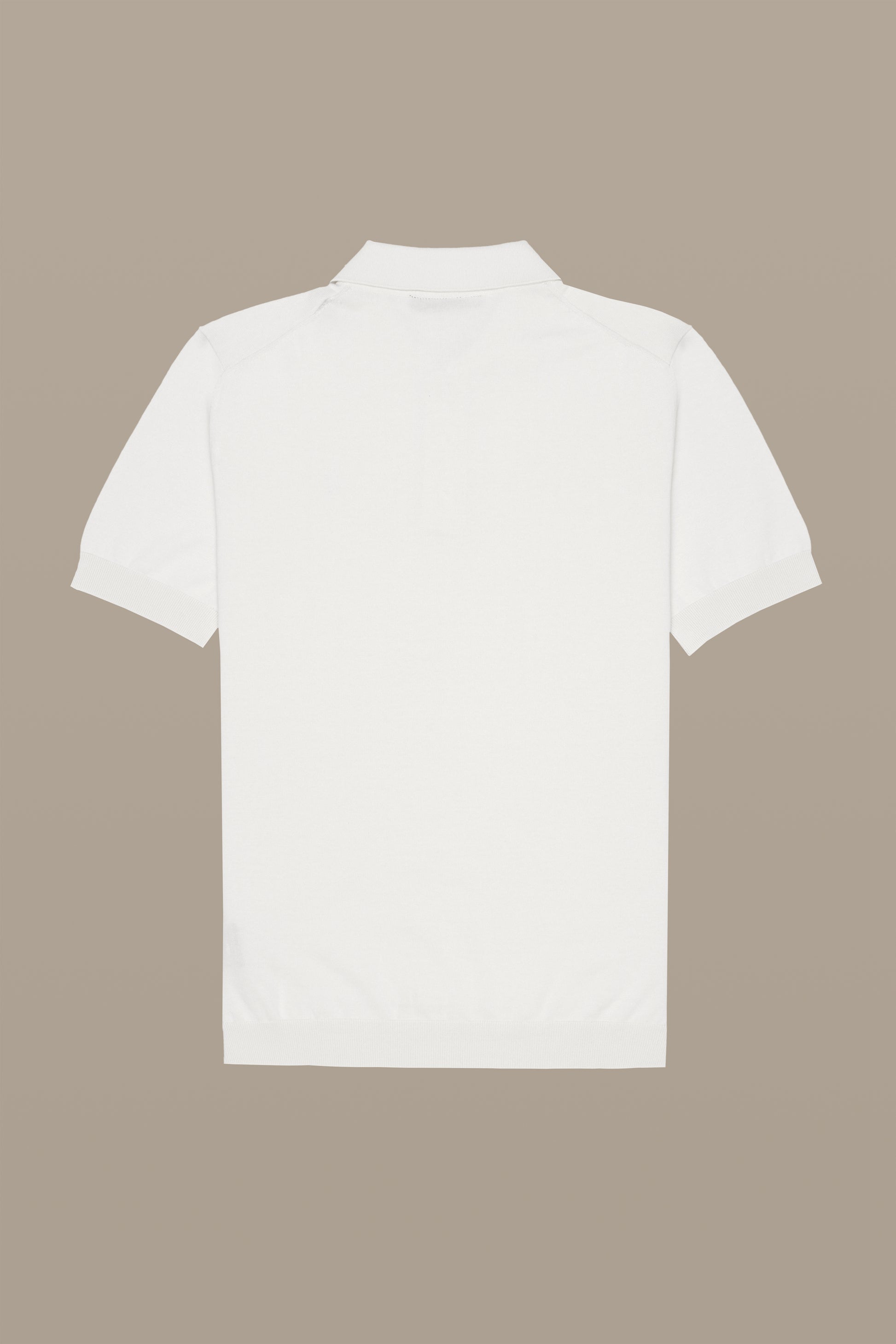 MAGLIA UOMO POLO KNIT WHITE | REFRIGUE
