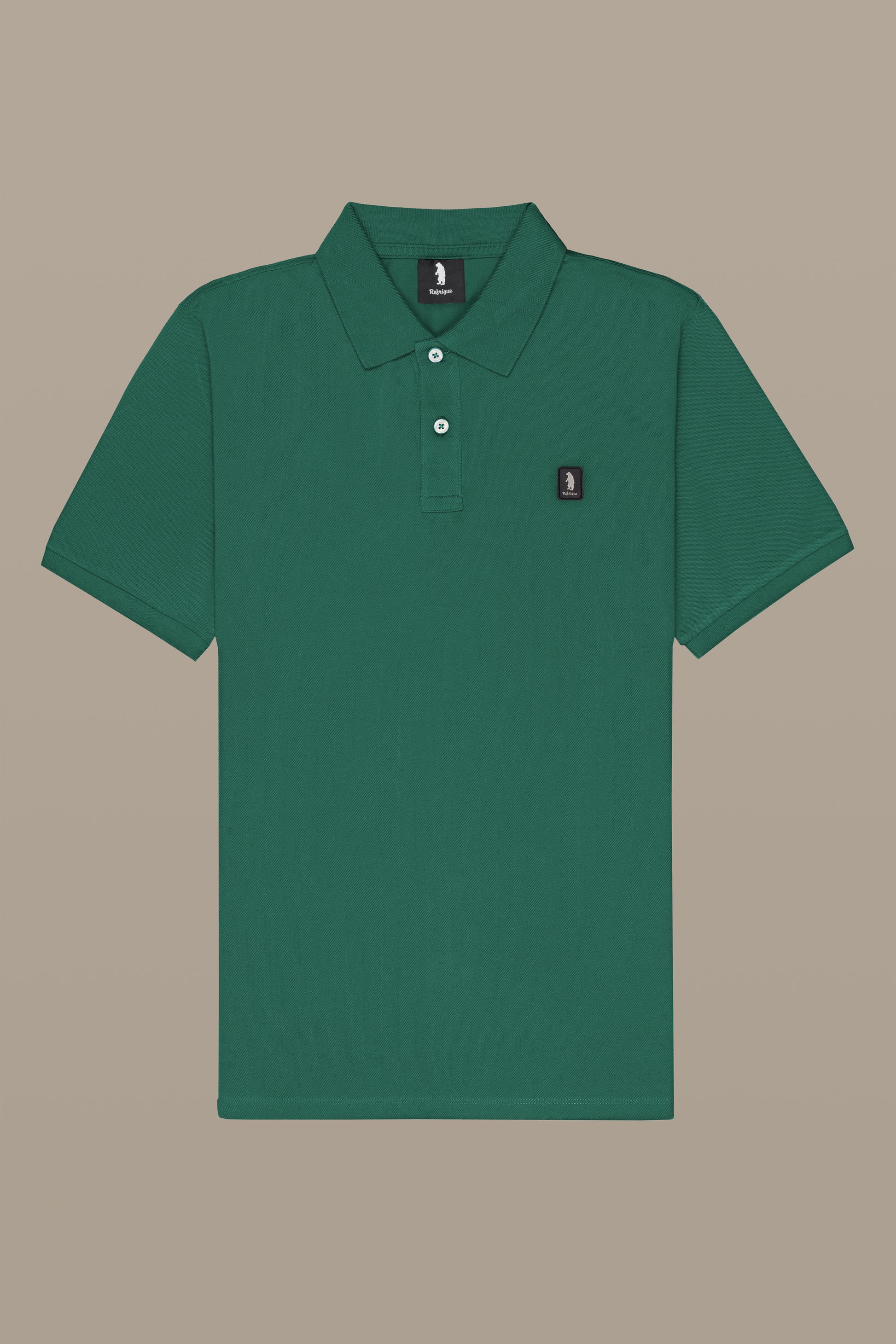 POLO UOMO POLO ICON PATCH BROWN | REFRIGUE
