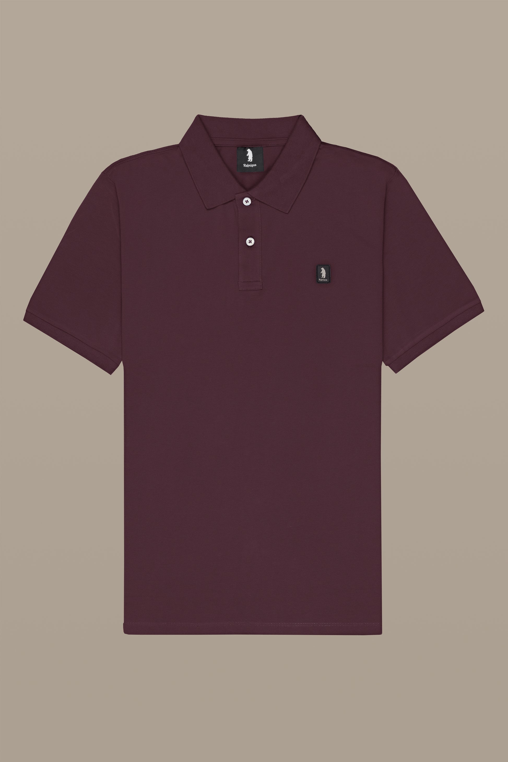 POLO UOMO POLO ICON PATCH BROWN | REFRIGUE
