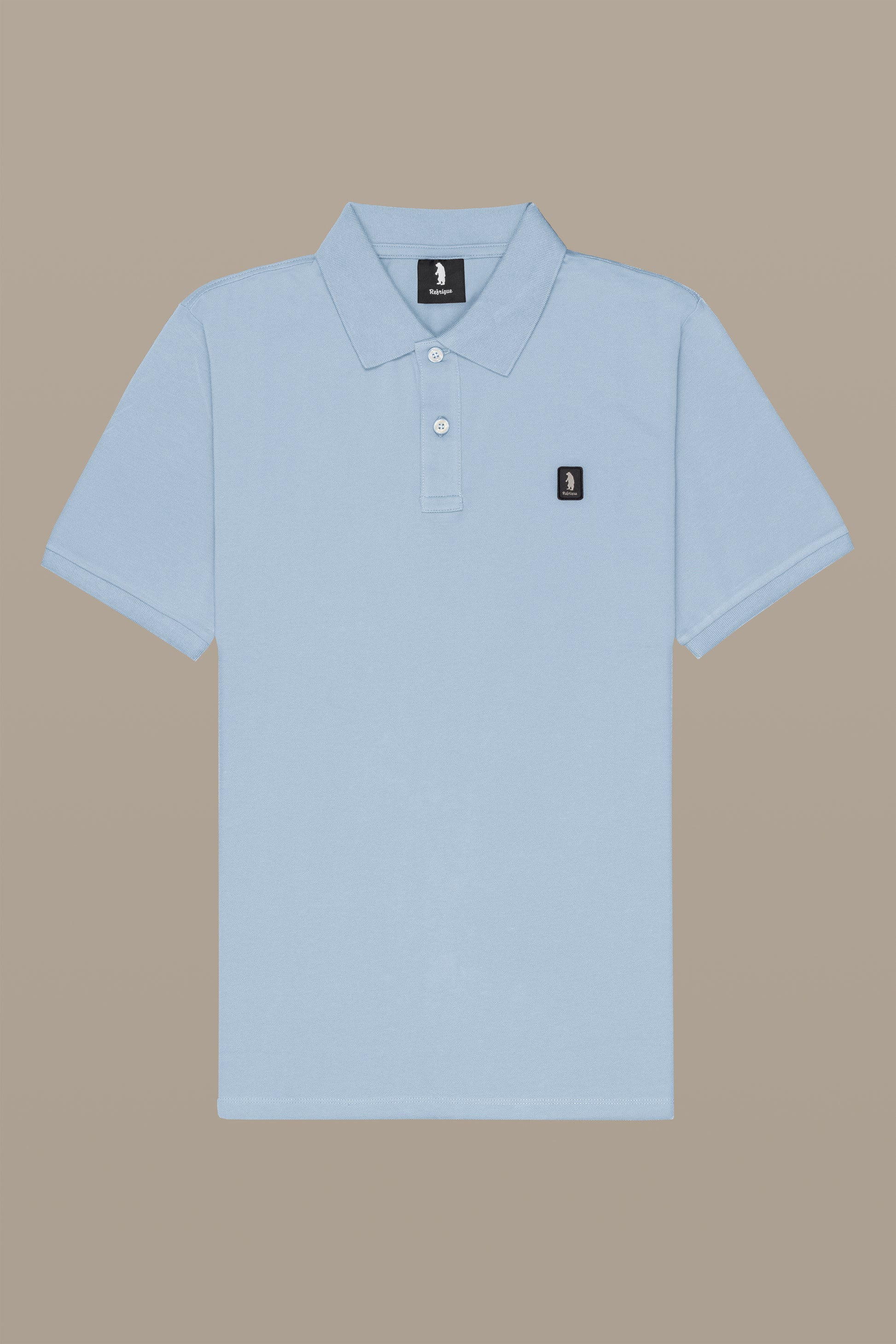 POLO UOMO POLO ICON PATCH BROWN | REFRIGUE
