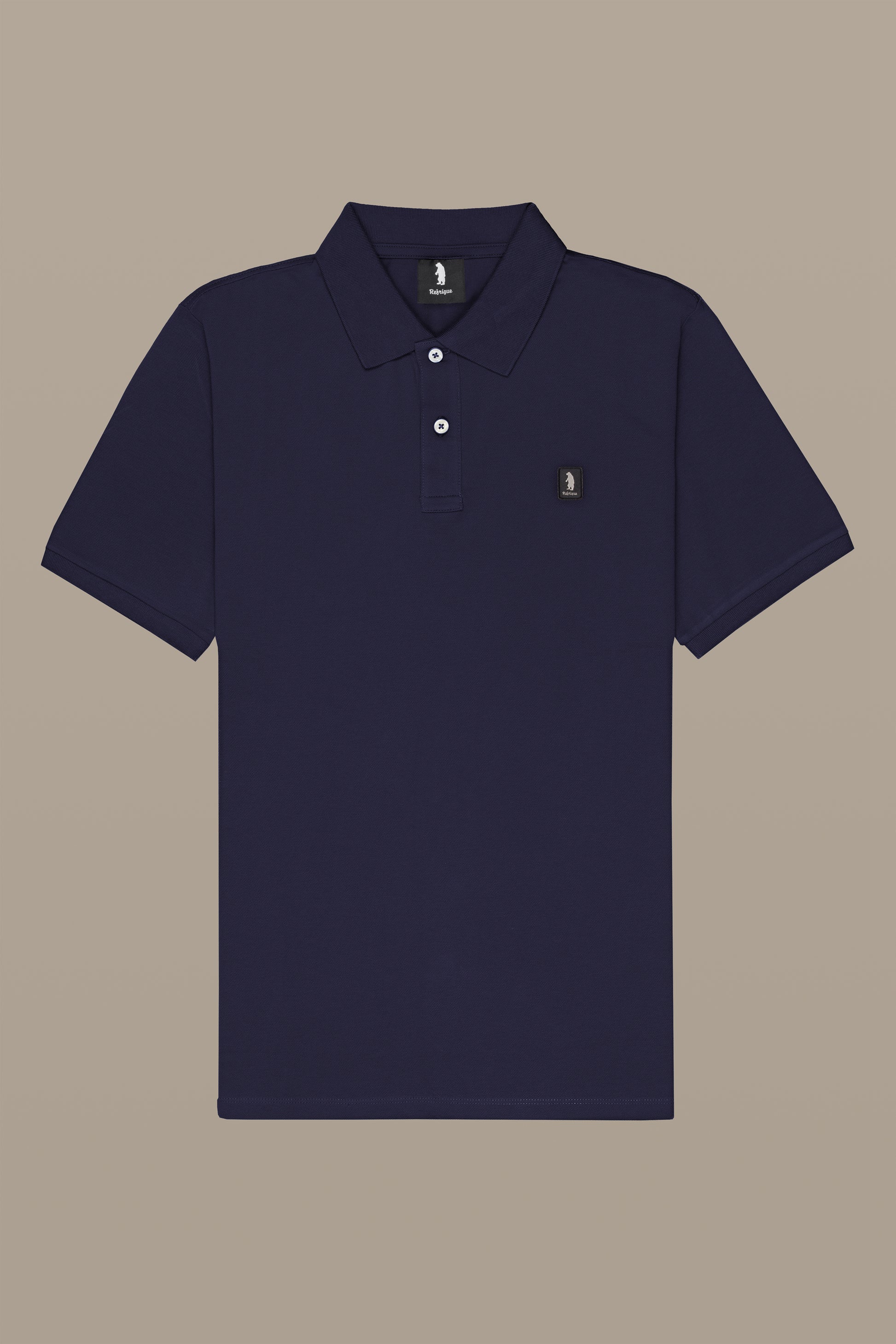 POLO UOMO POLO ICON PATCH BROWN | REFRIGUE
