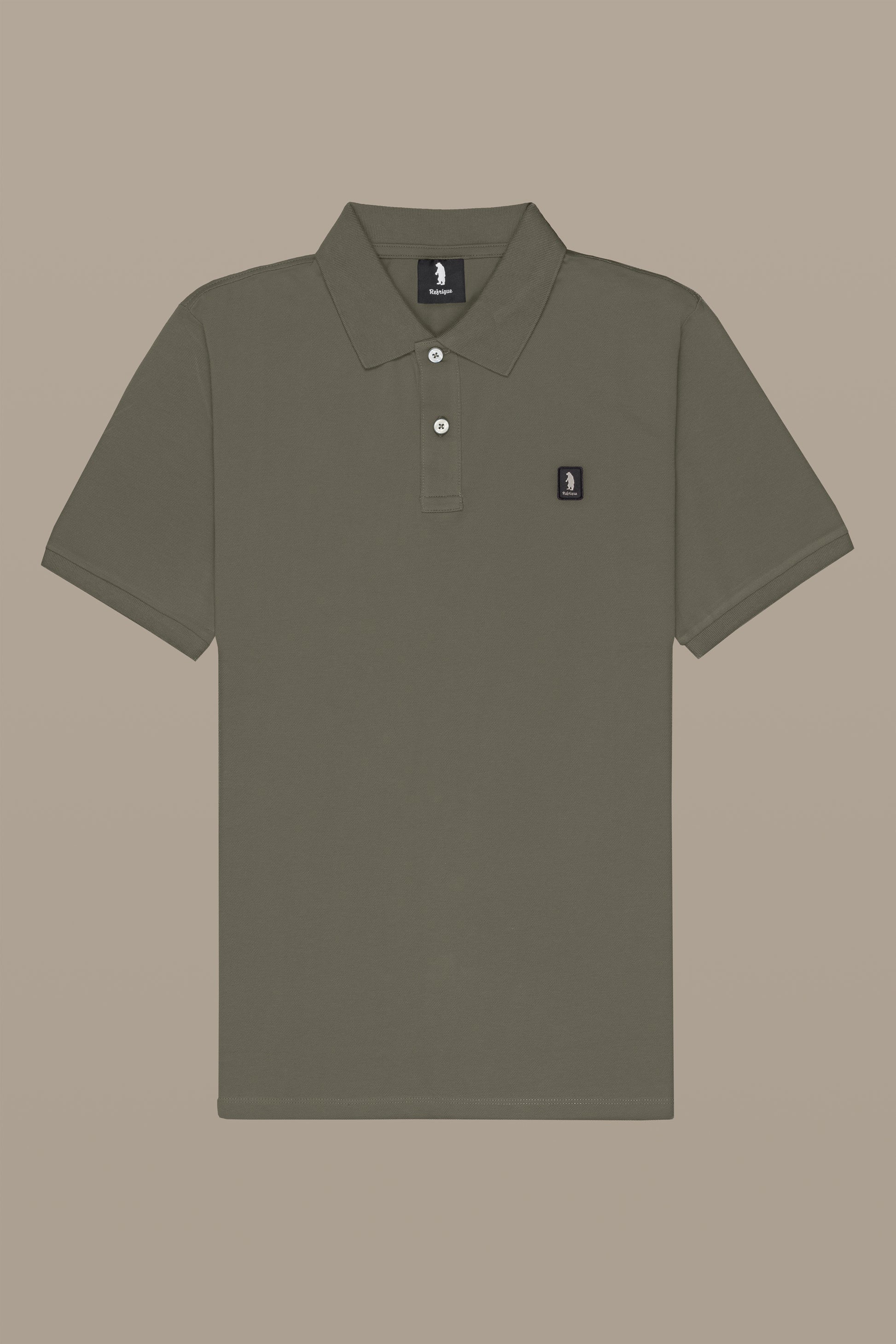 POLO UOMO POLO ICON PATCH BROWN | REFRIGUE
