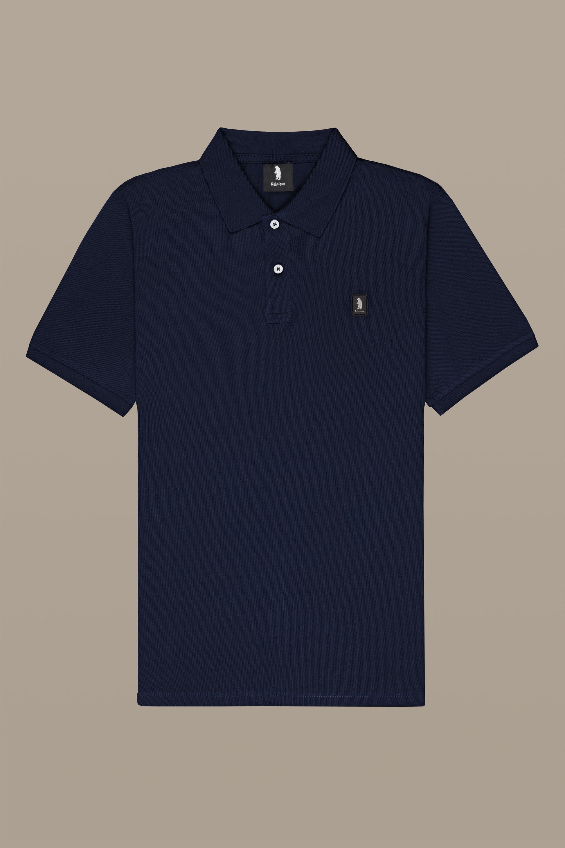 POLO UOMO POLO ICON PATCH BROWN | REFRIGUE
