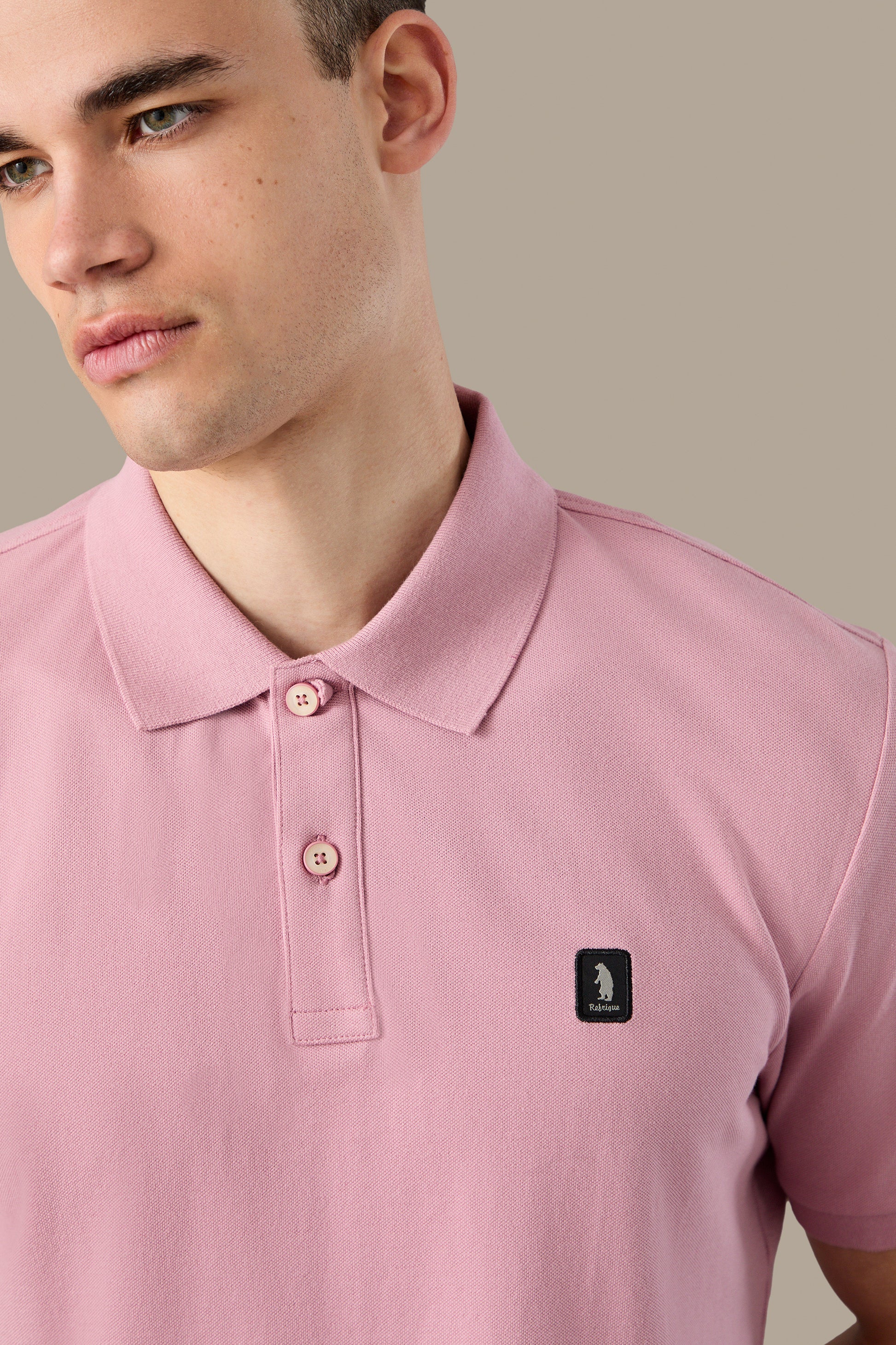 POLO UOMO POLO ICON PATCH BROWN | REFRIGUE
