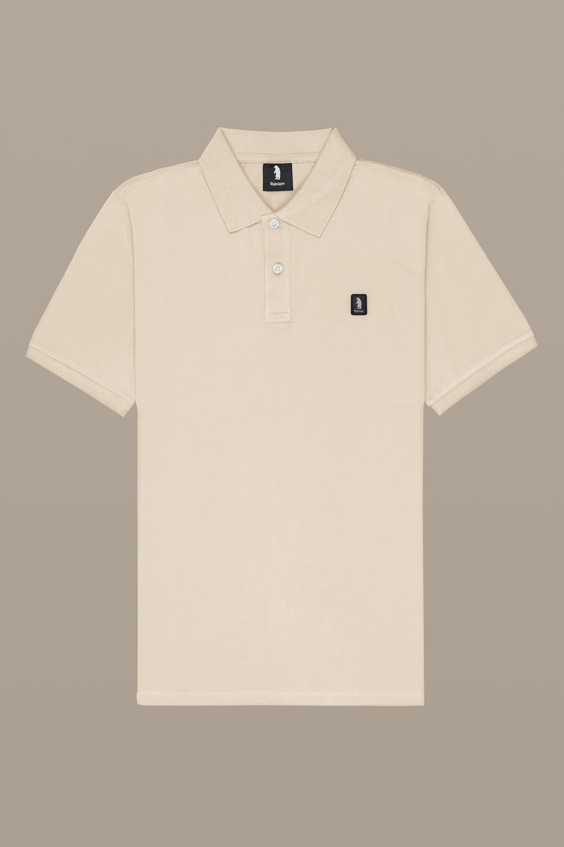 POLO UOMO POLO ICON PATCH BROWN | REFRIGUE
