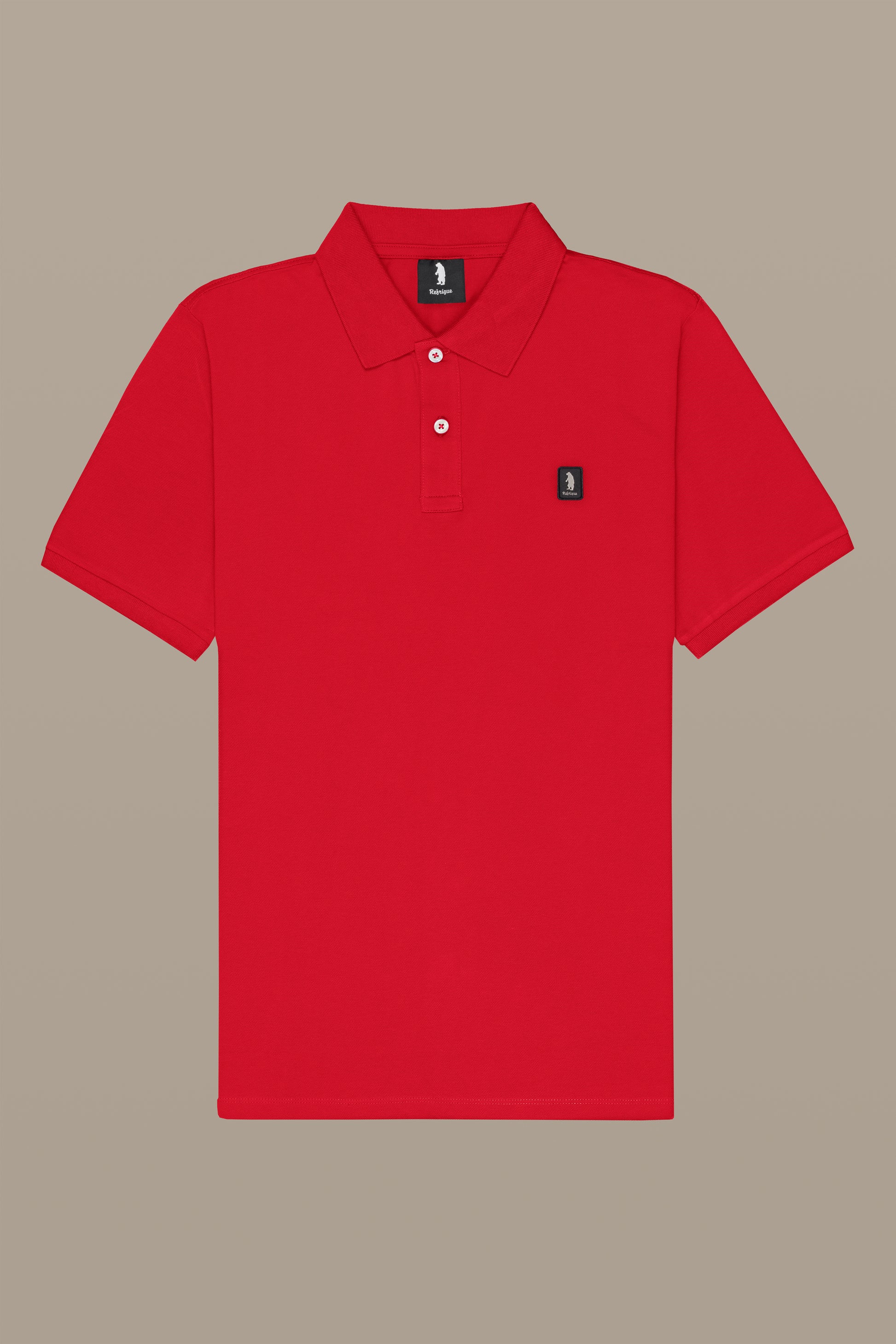 POLO UOMO POLO ICON PATCH BROWN | REFRIGUE
