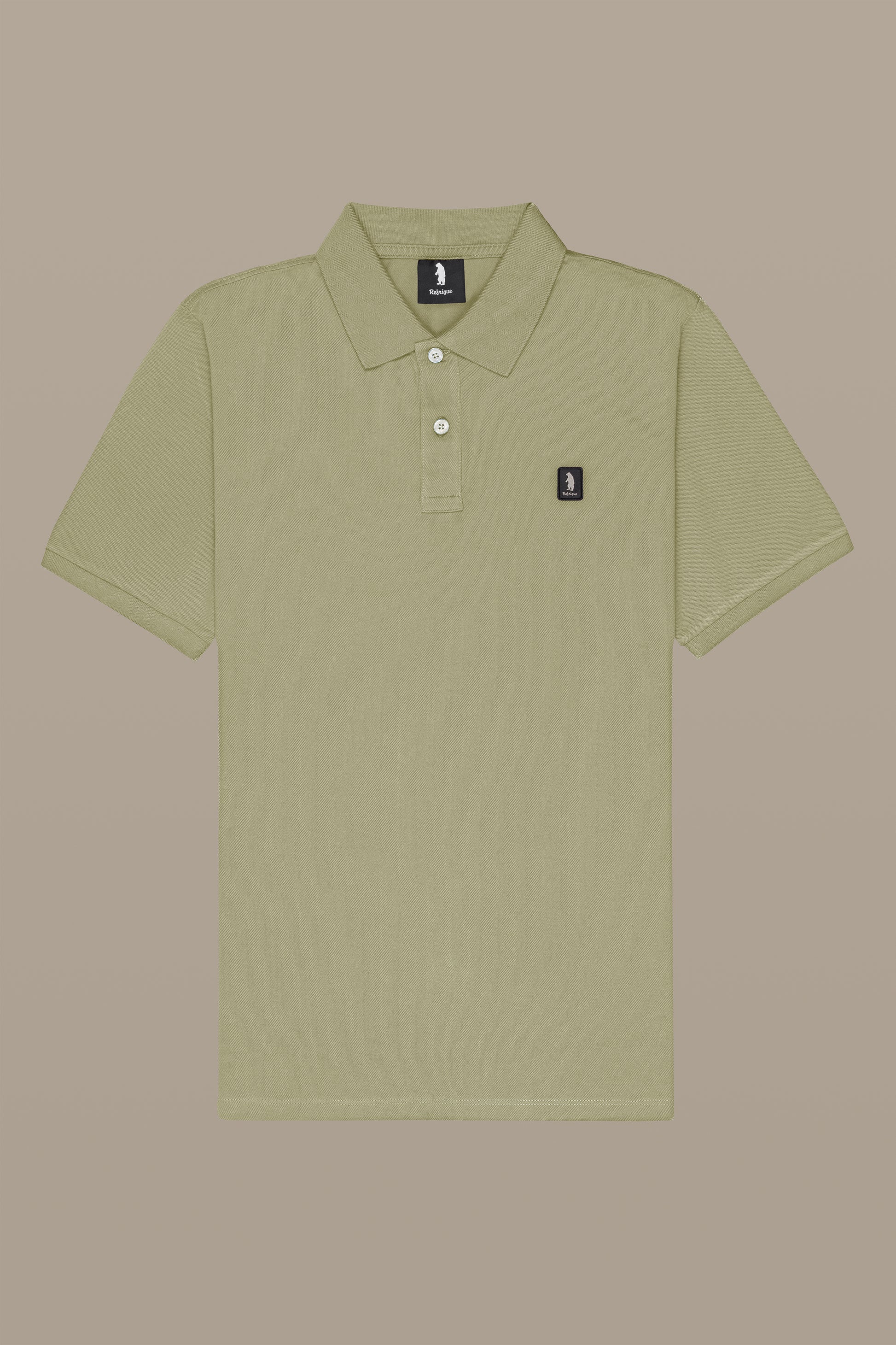 POLO UOMO POLO ICON PATCH BROWN | REFRIGUE
