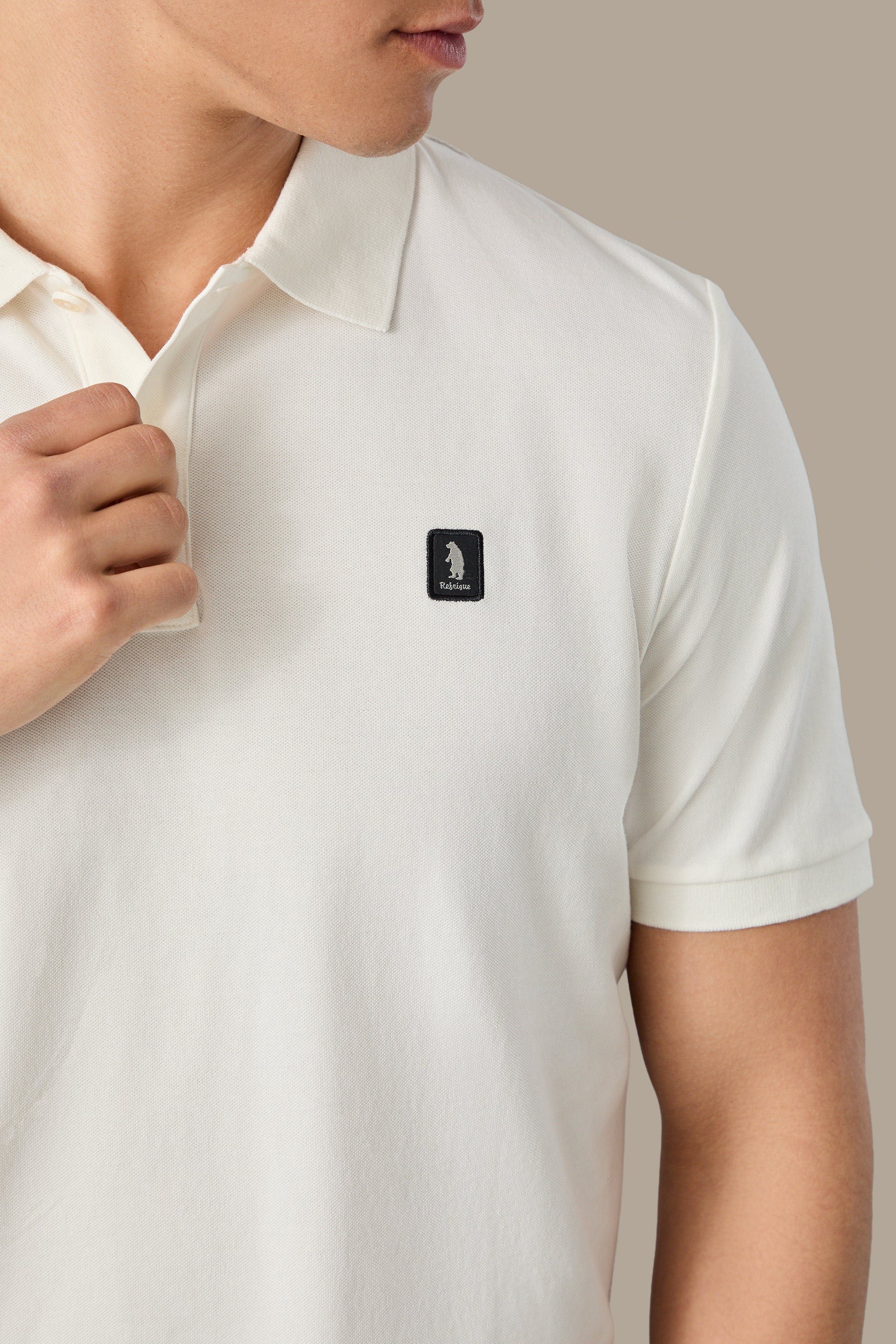 POLO UOMO POLO ICON PATCH BROWN | REFRIGUE
